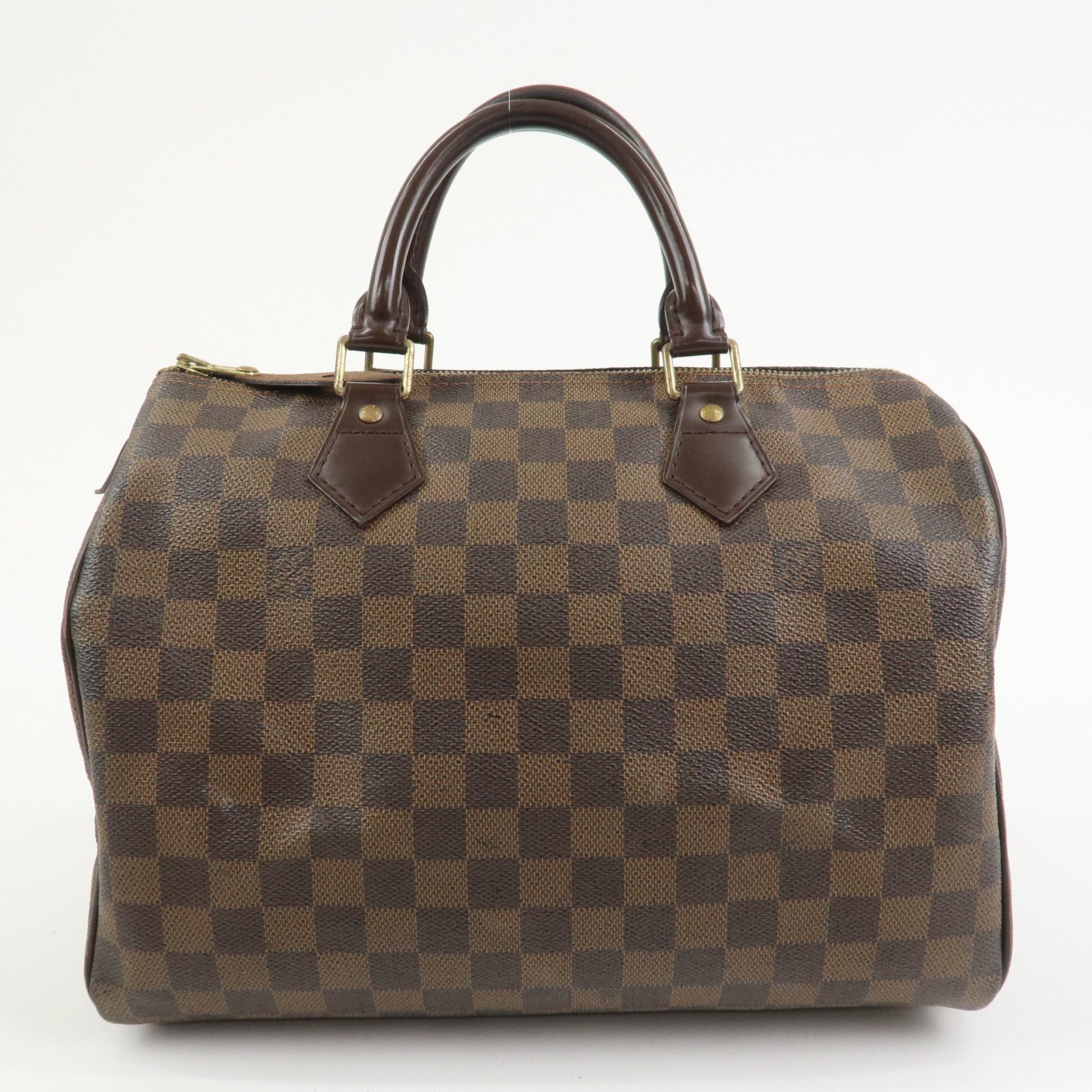 Louis Vuitton Damier Ebene Speedy 25 Hand Bag Boston Bag N41532