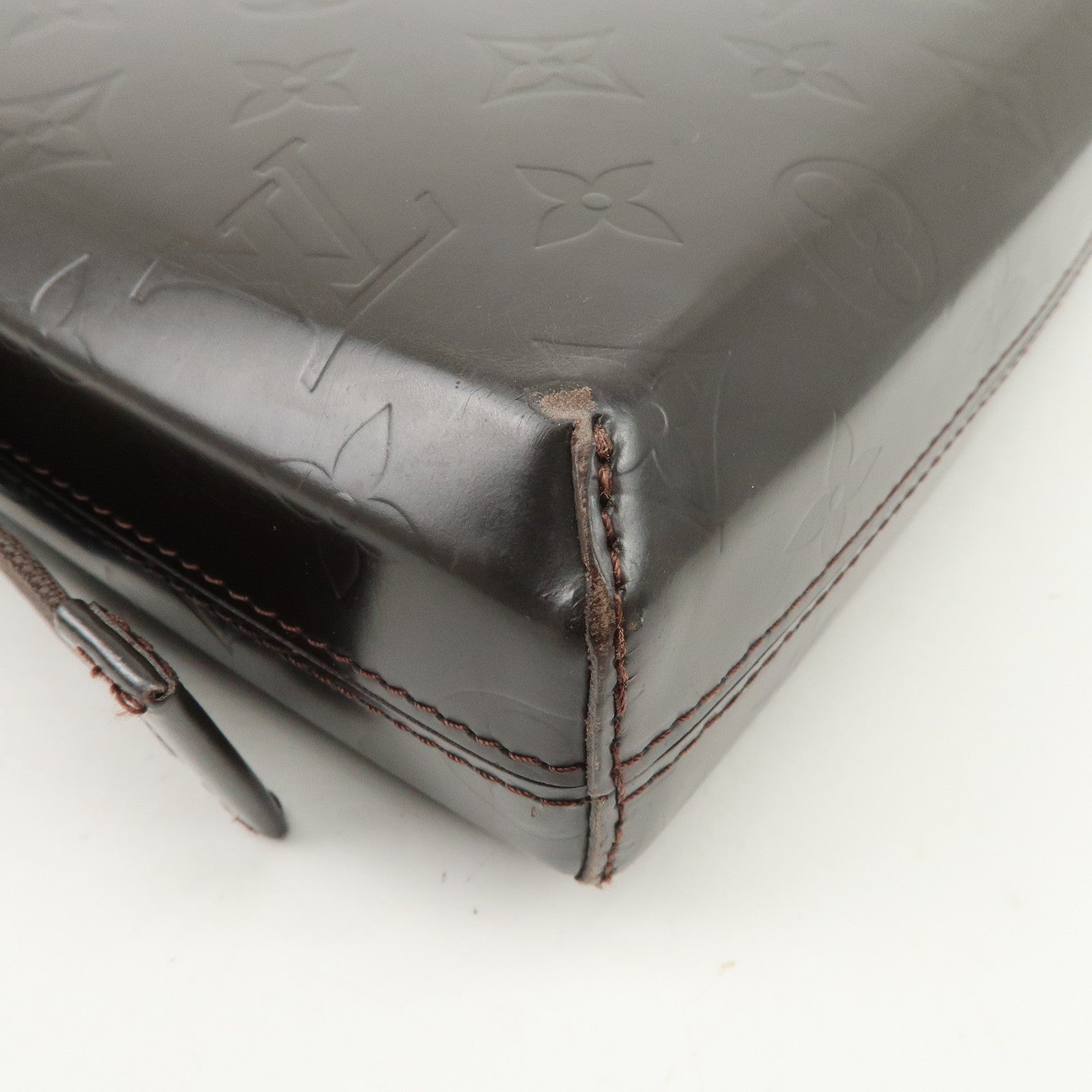 Louis Vuitton Monogram Bobby Leather Shoulder Bag Cafe Brown M46520 Used