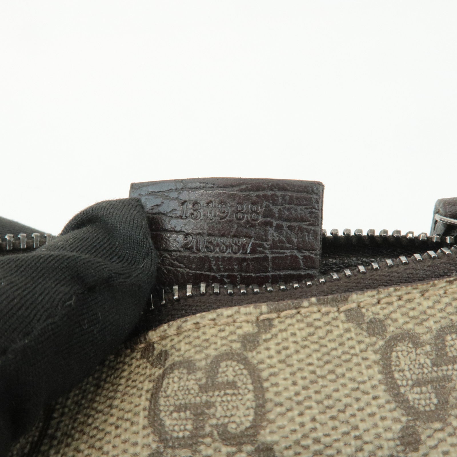 GUCCI Set of 2 Guccissima Leather Canvas Coin Case 233183/131988 Used