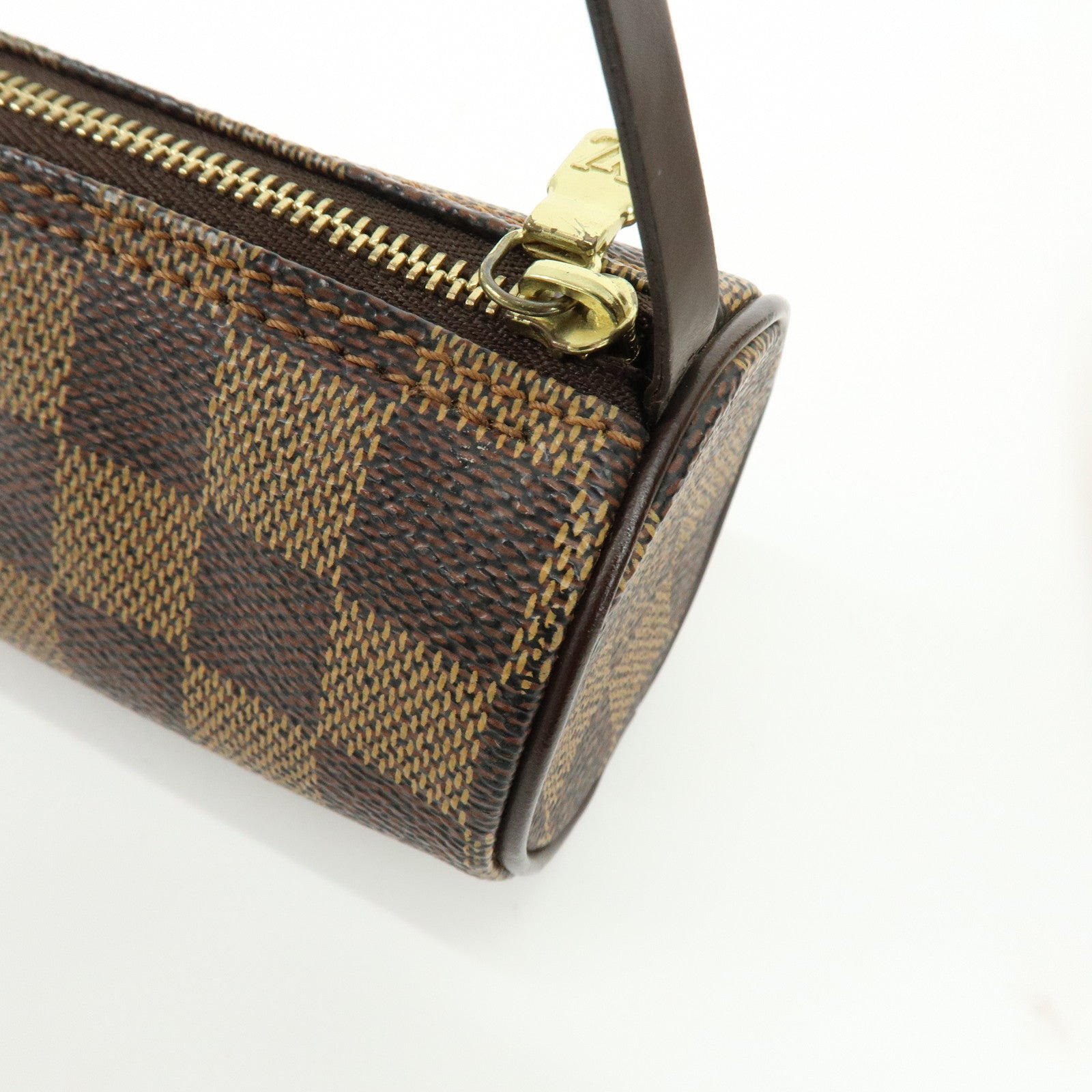 Louis Vuitton Damier Ebene Mini Pouch for Papillon Bag Brown