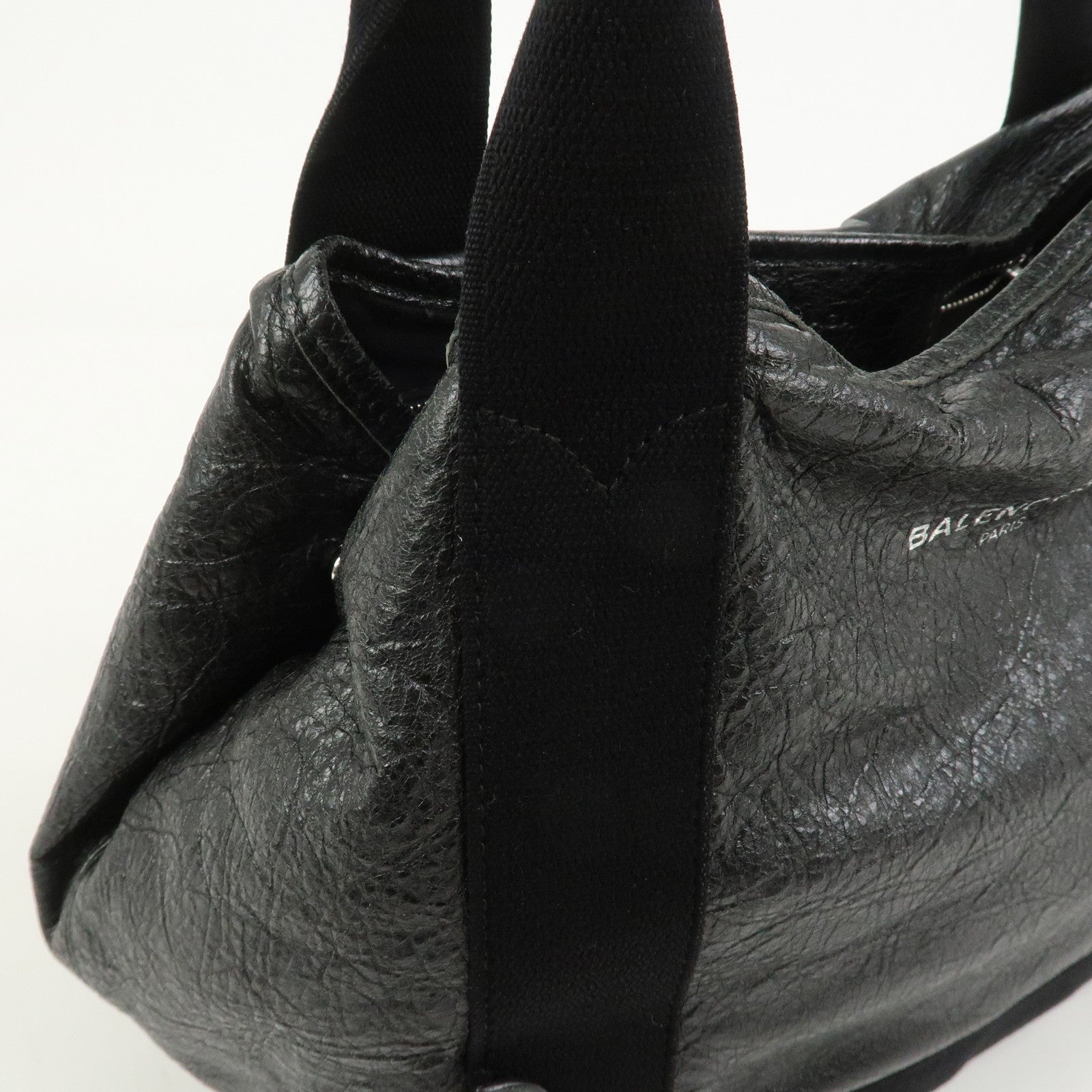 BALENCIAGA Exclusive Line Leather Black 339933