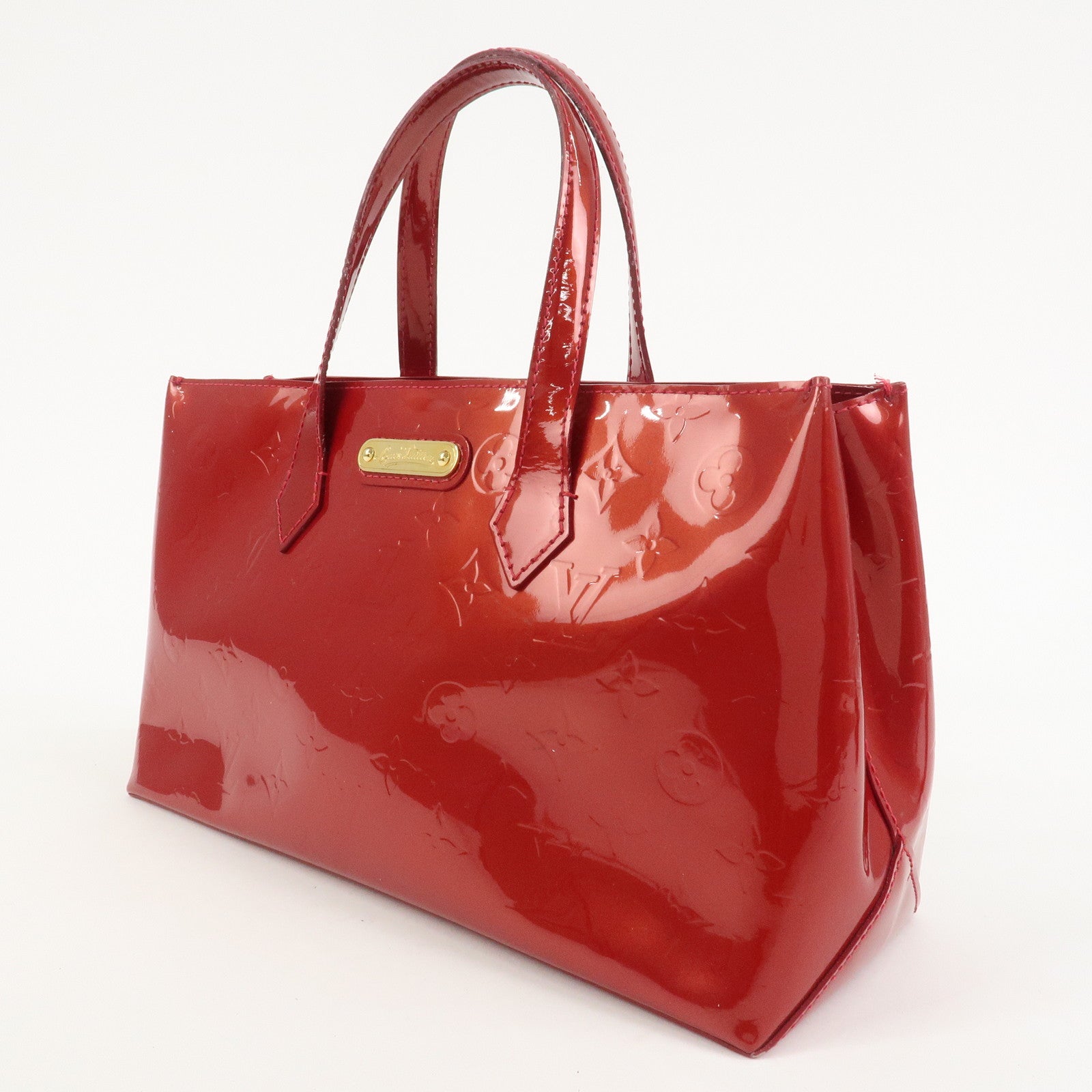 Louis Vuitton Monogram Vernis Wilshire PM Hand Bag M93642
