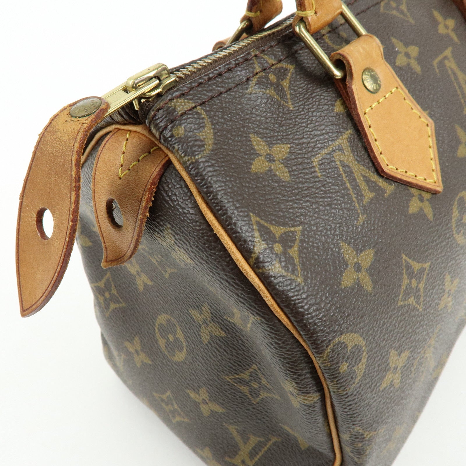 Louis Vuitton Monogram Speedy 25 Boston Bag Hand Bag Brown M41528