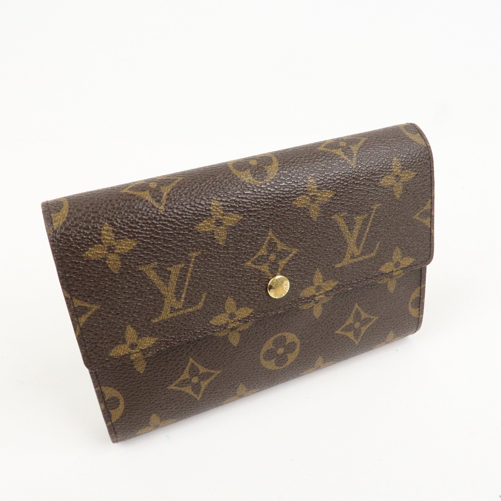 Louis Vuitton Monogram Porte Tresor Etui Papiers Wallet M61202