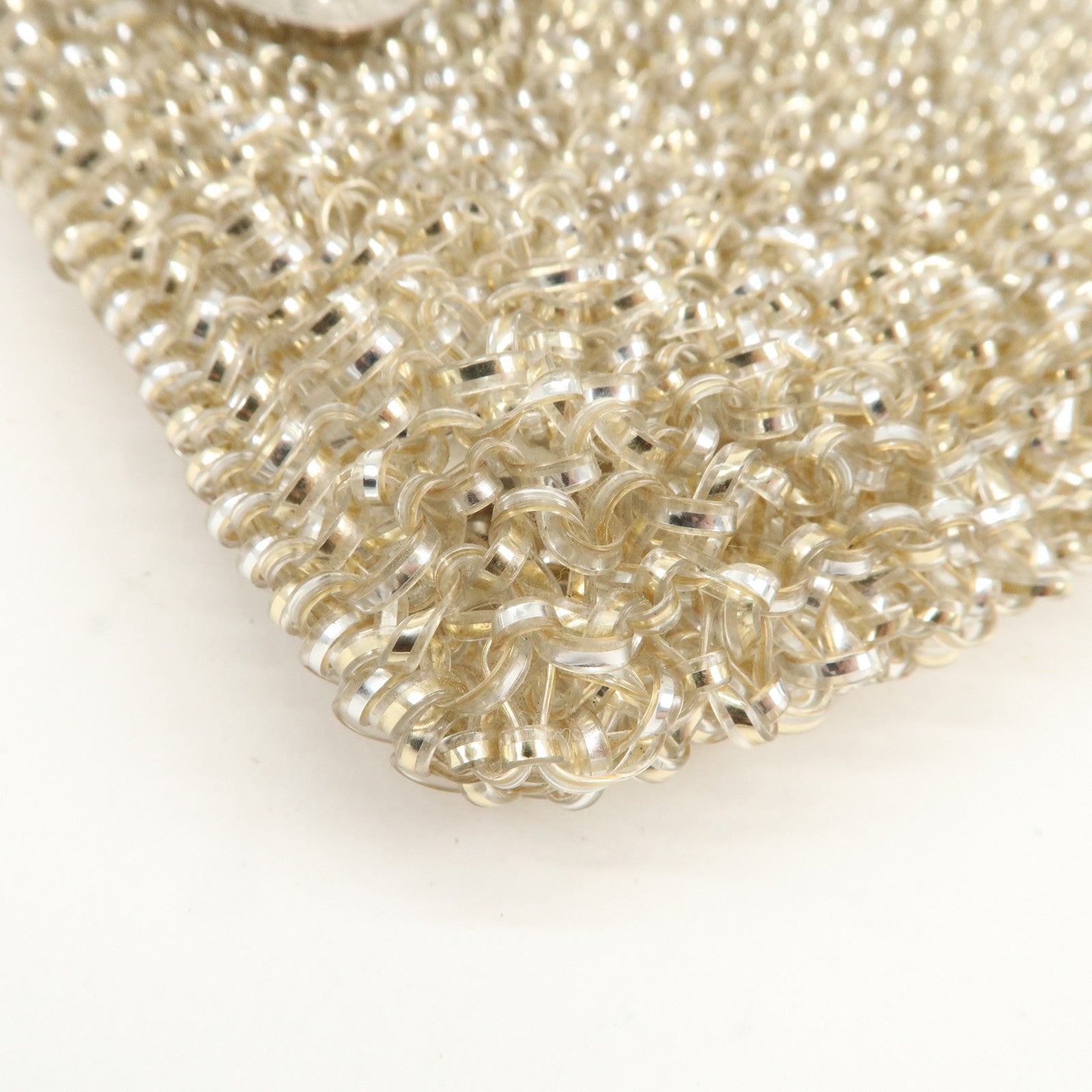 ANTEPRIMA PVC 2Way Bag Hand Bag Chain Shoulder Bag Champagne Gold