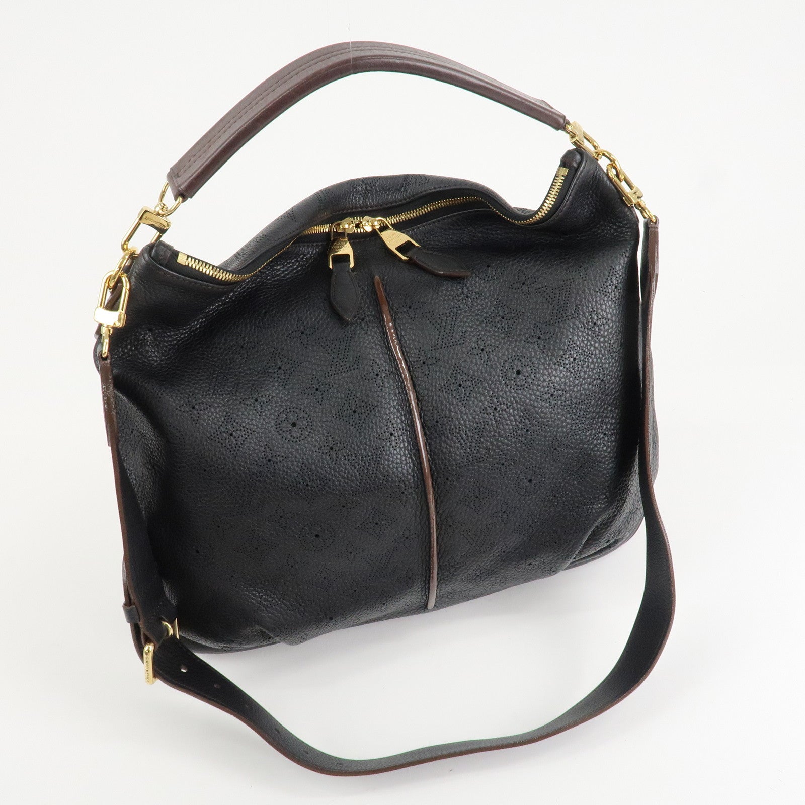 Louis Vuitton Monogram Mahina Selene MM 2Way Shoulder Bag M93987 Used