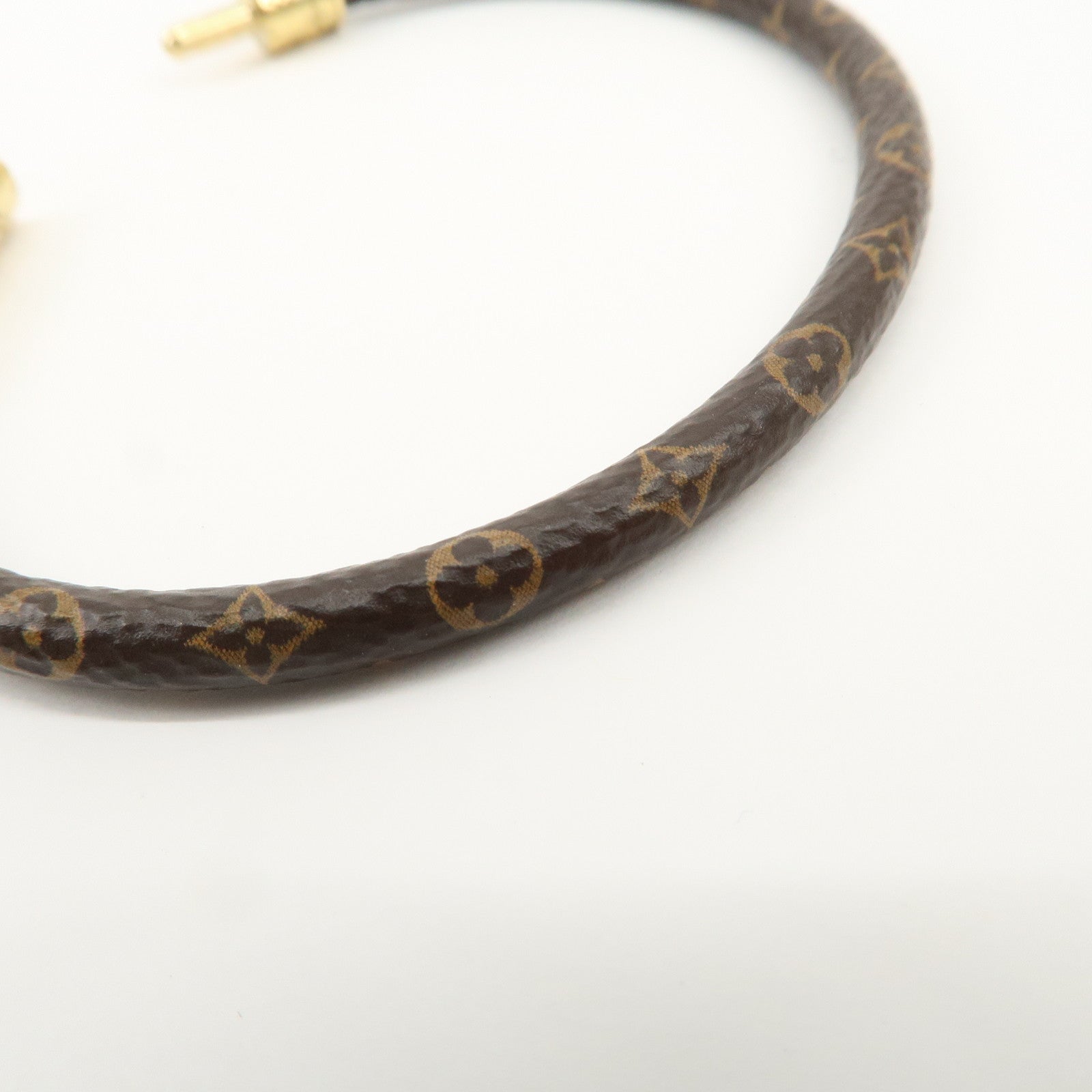 Louis Vuitton Monogram LV Confidential Bracelet Brown M8274
