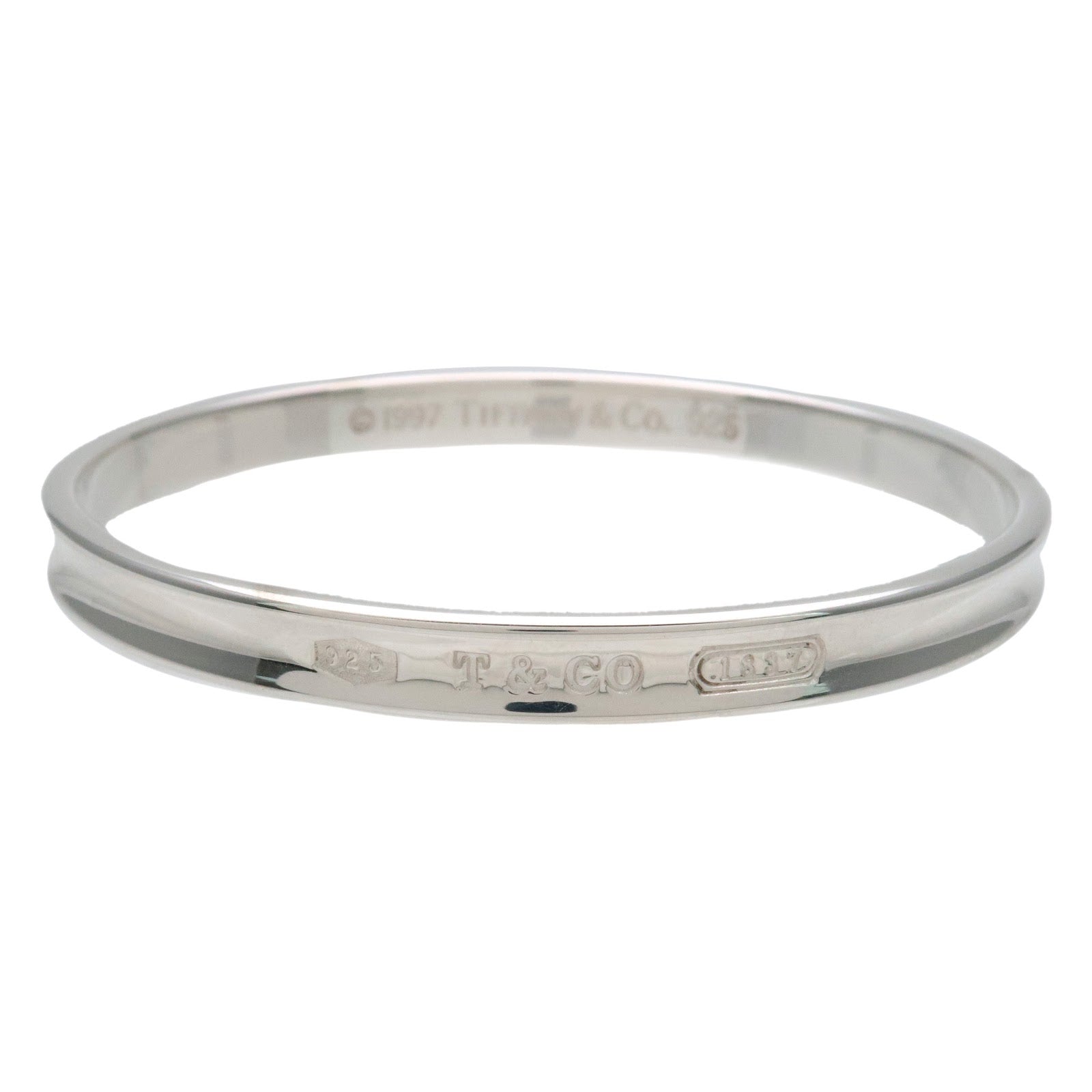 Tiffany&Co. 1837 Narrow Bangle Bracelet SV925 Silver