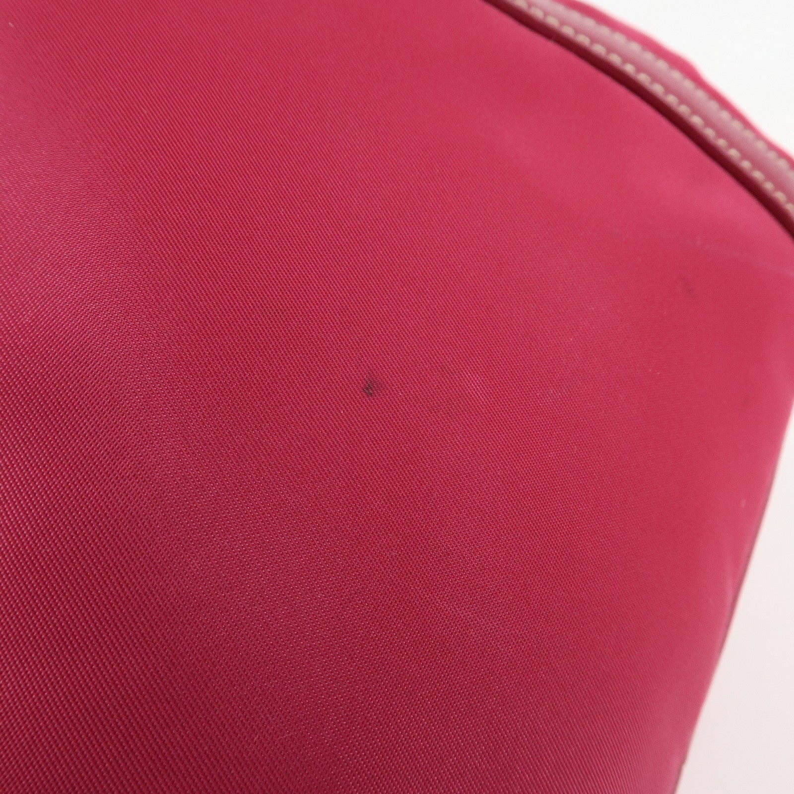 PRADA Logo Nylon Leather 2Way Bag Tote Bag Shoulder Bag Pink BN1841