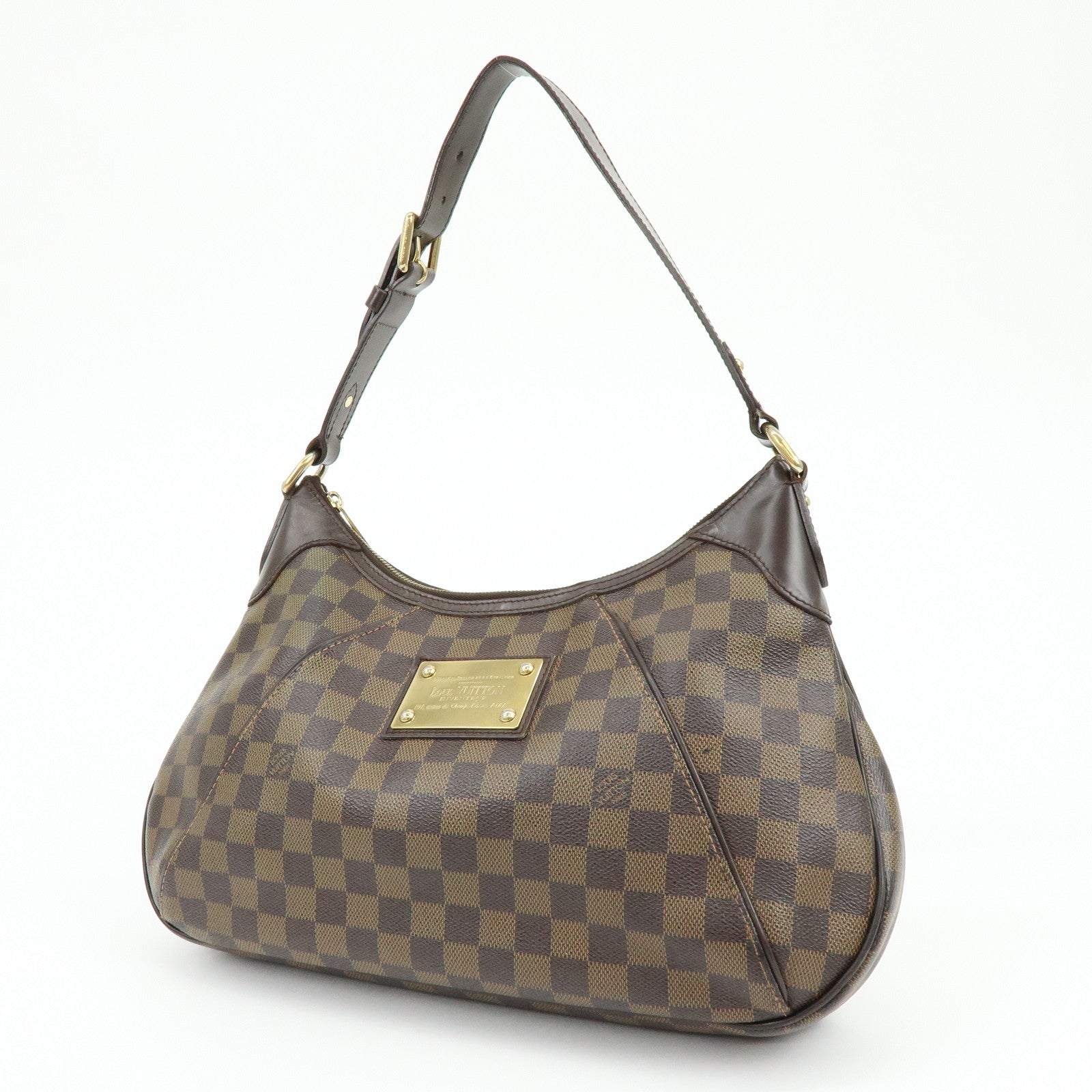 Louis Vuitton Damier Thames GM Shoulder Bag Brown N48181