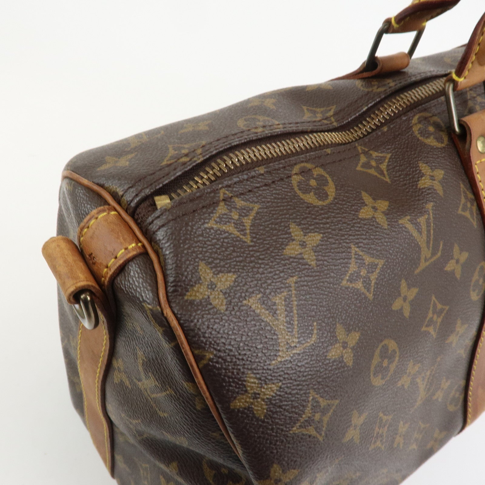 Louis Vuitton Monogram Keep All Bandouliere 45 Boston Bag M41418
