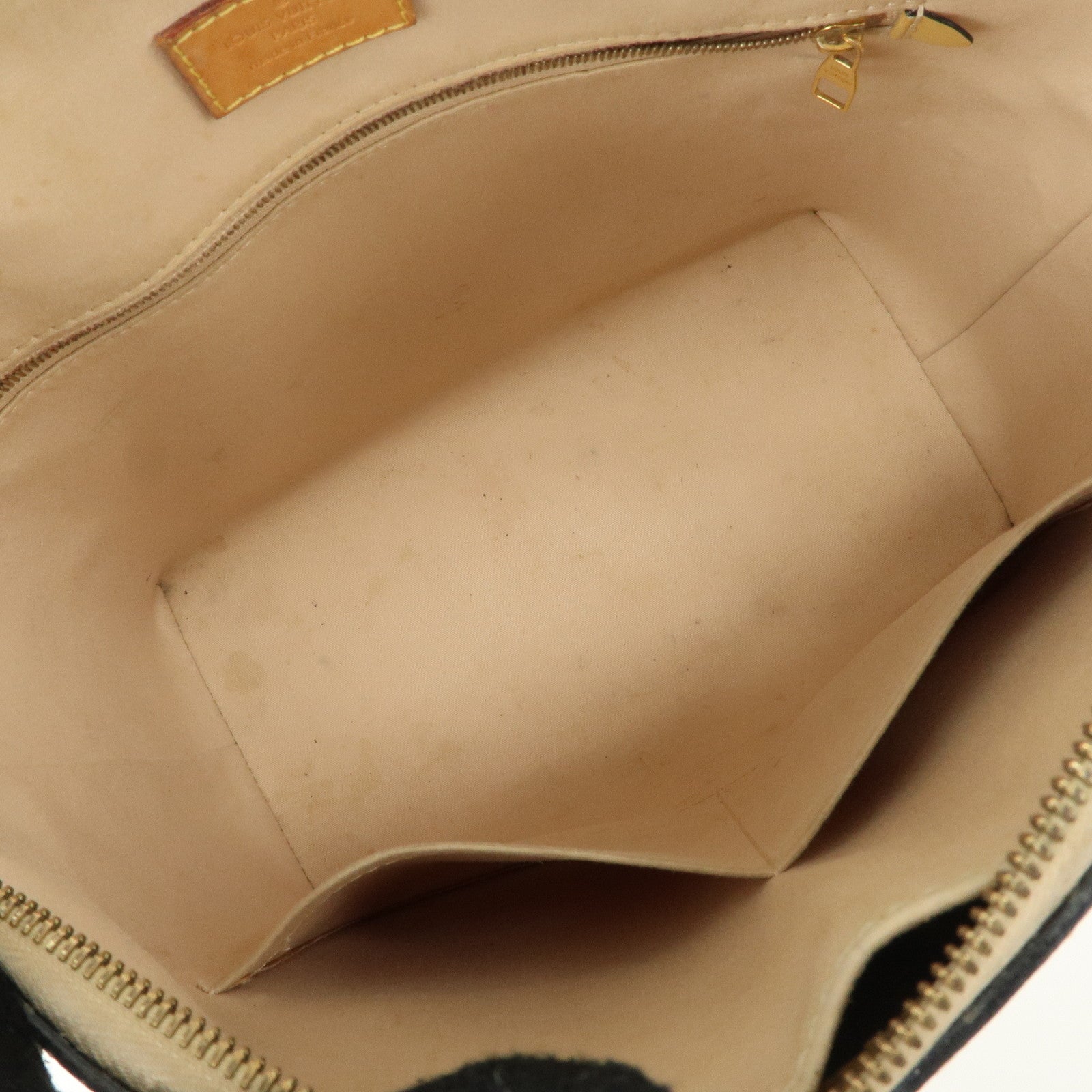 Louis Vuitton Monogram Verni Lockit PM Hand Bag Dune M90251 Used