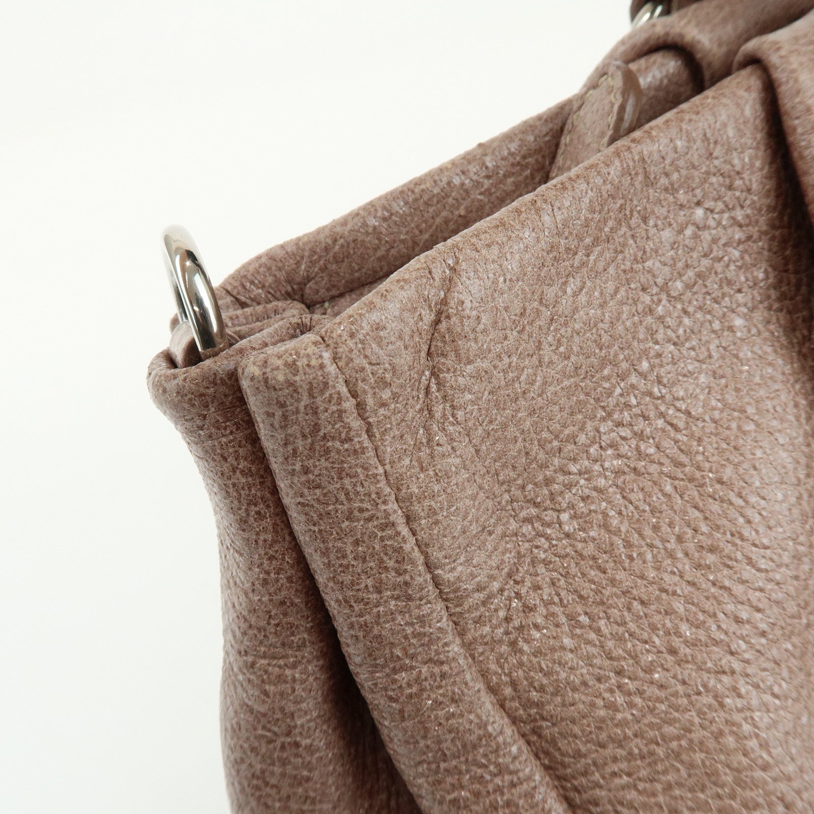 PRADA 2Way Bag Hand Bag Shoulder Bag Pink Beige BN1602