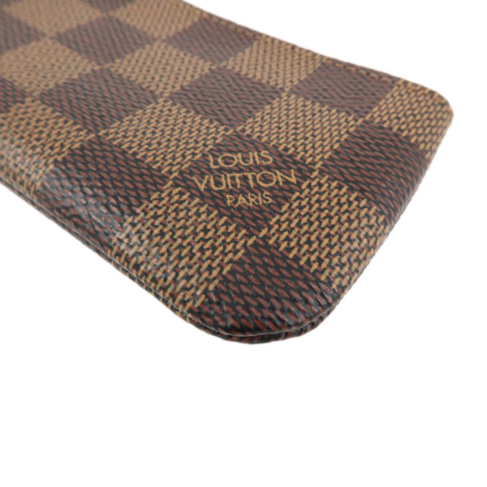 Louis Vuitton Damier Canvas Pochette Cles Damier Ebene N62658