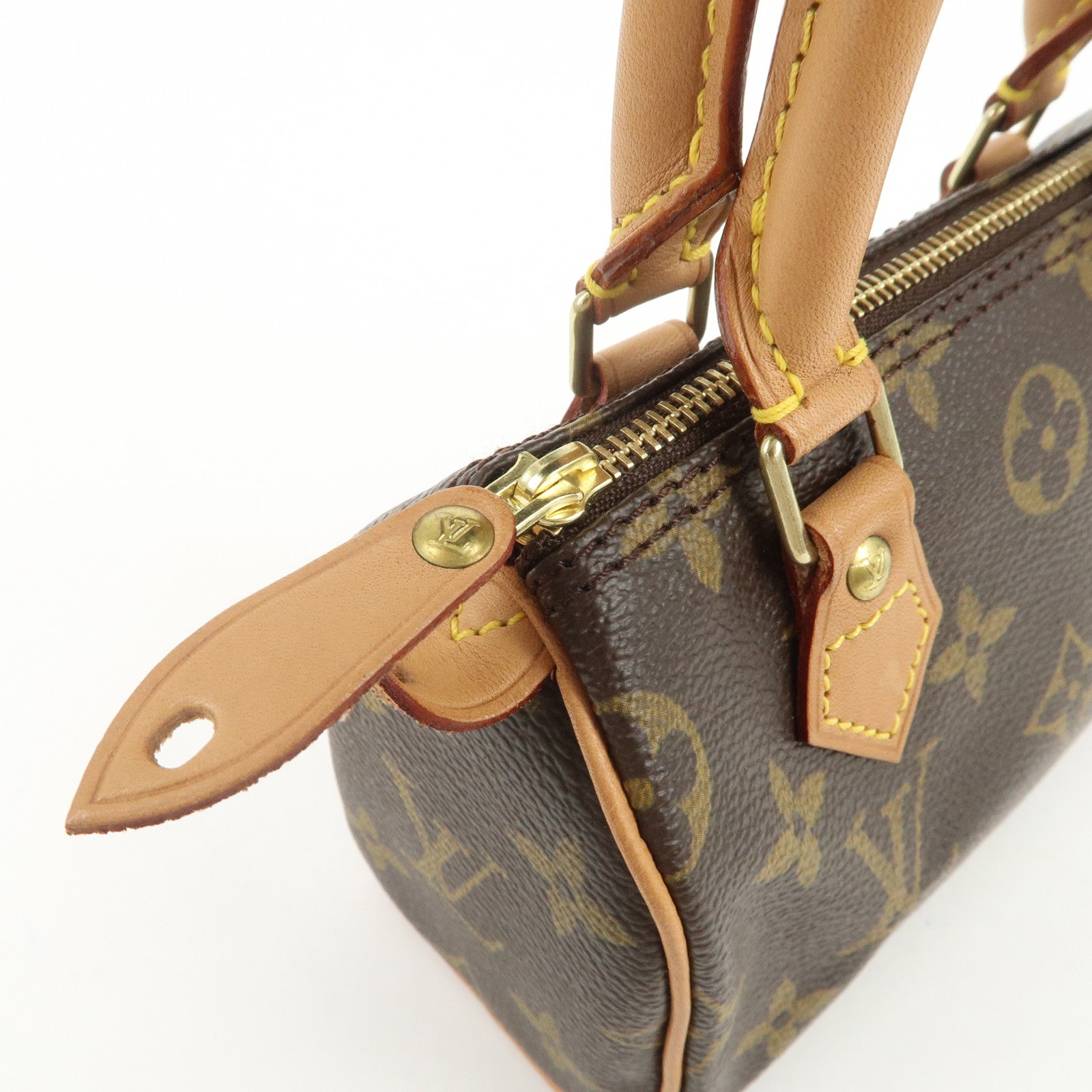 Louis Vuitton Monogram Mini Speedy Hand Bag Shoulder Bag M41534
