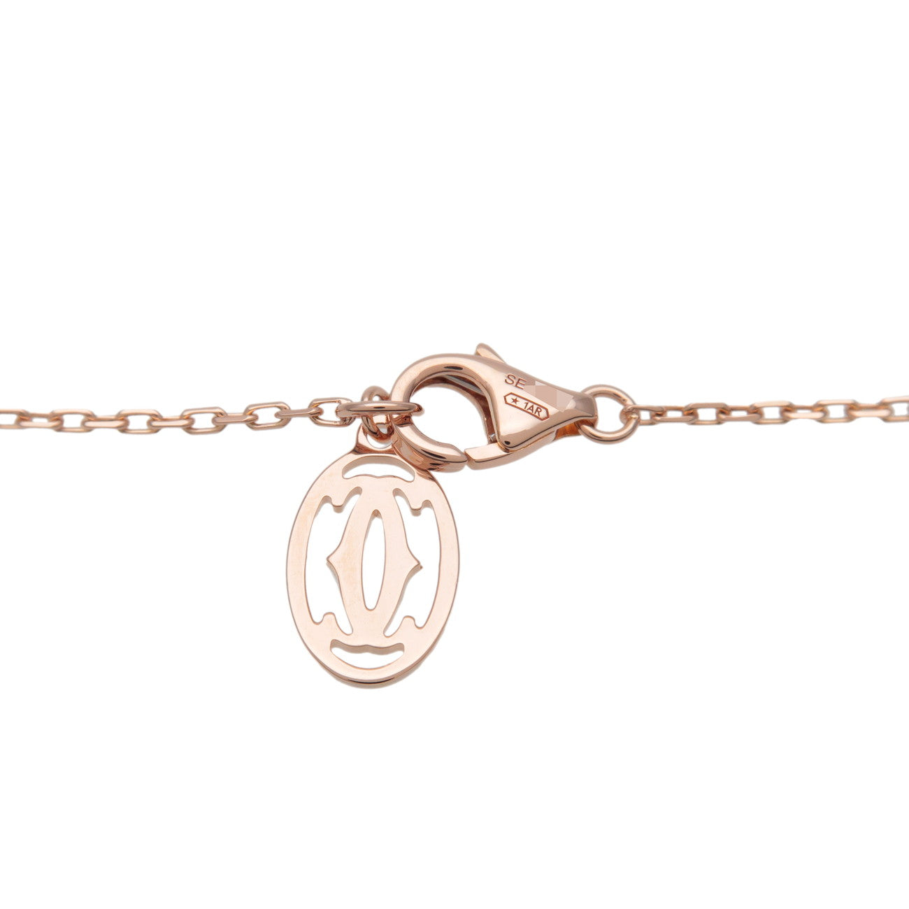 Cartier D'amour 1P Diamond Necklace SM K18 750PG Rose Gold