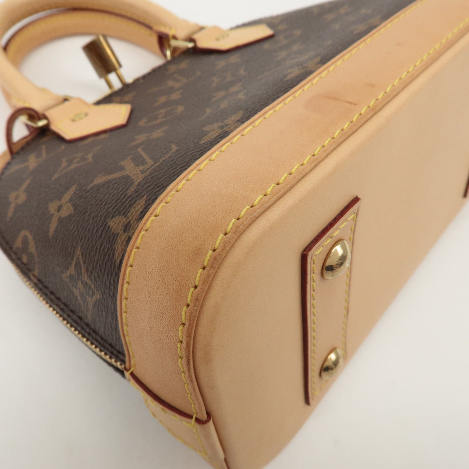 Louis Vuitton Monogram Alma BB 2Way Hand Bag Shoulder Bag M53152 Used