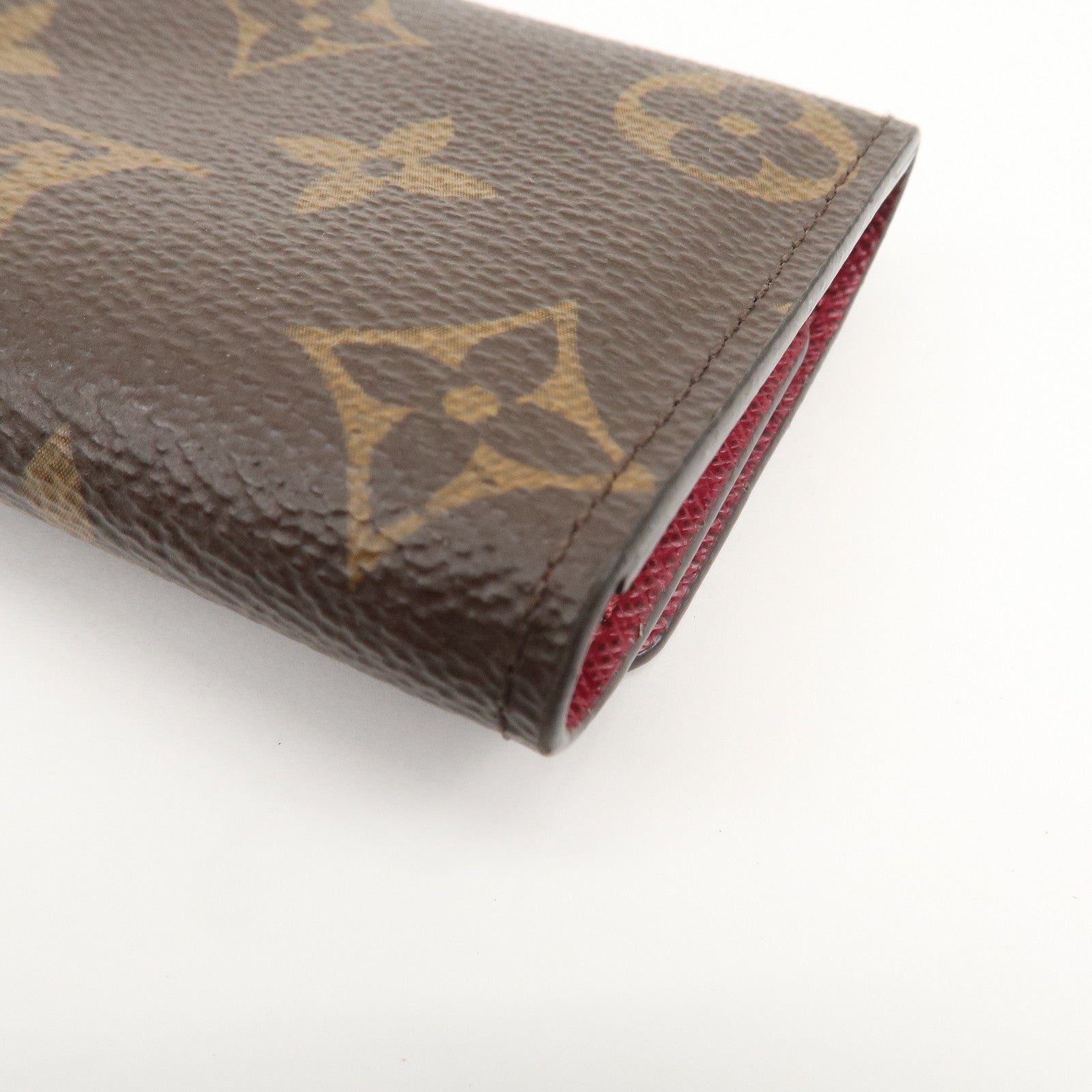 Louis Vuitton Monogram Multicles 6 Key Case Brown Fuchsia M60701