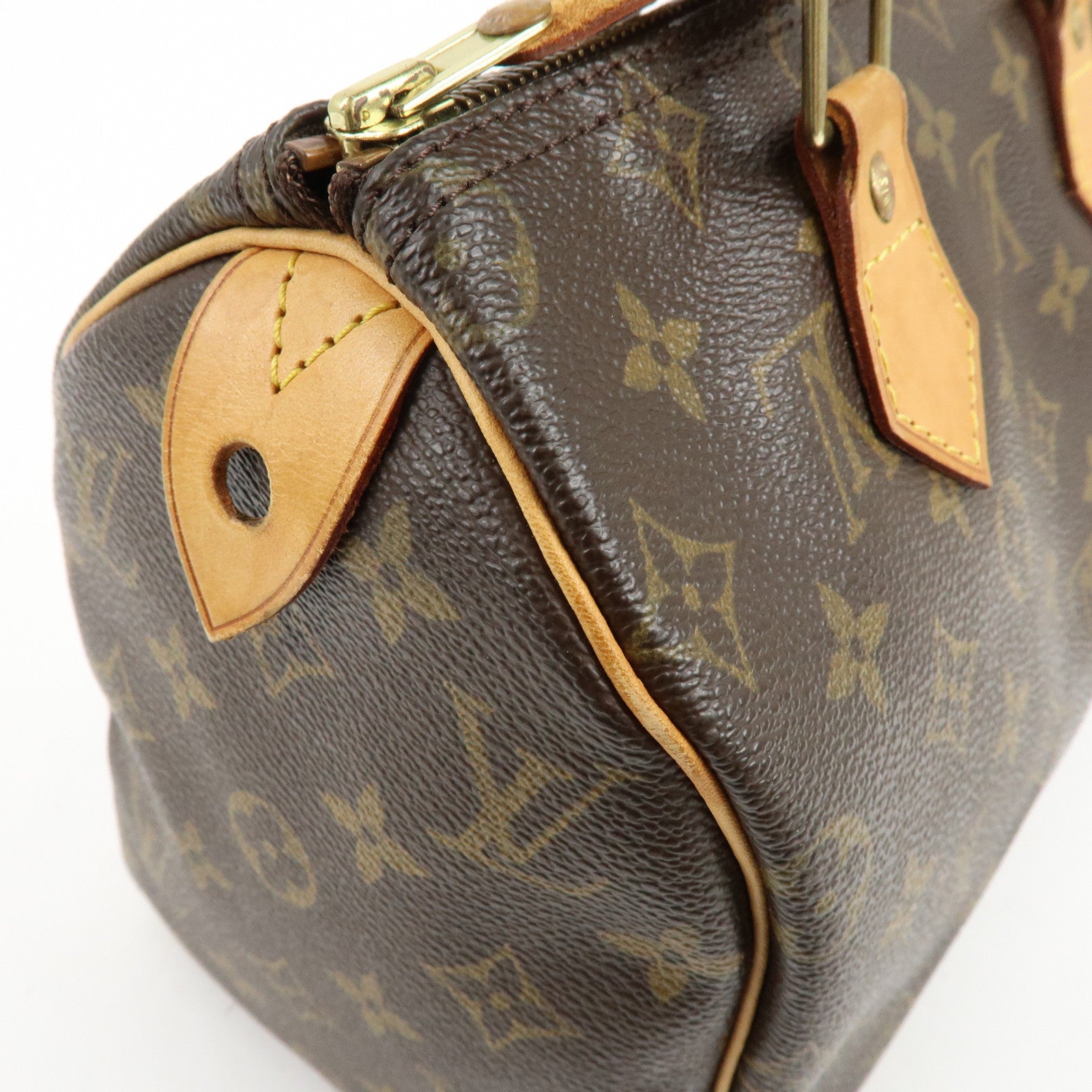 Louis Vuitton Monogram Speedy 25 Boston Bag Hand Bag Brown M41528