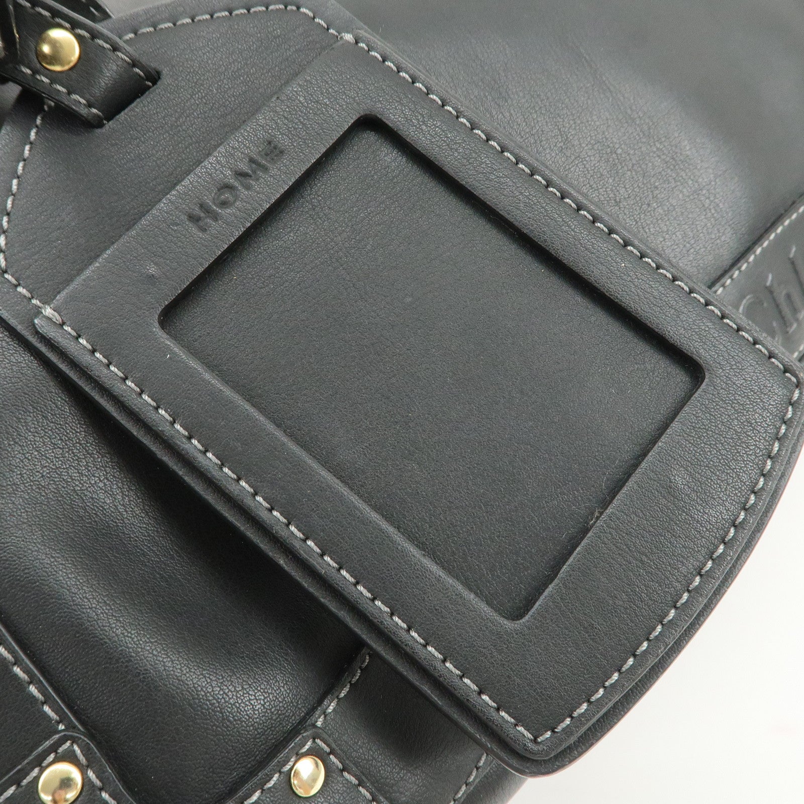 Chloe Eden Leather Shoulder Bag Hand Bag Tote Bag Black