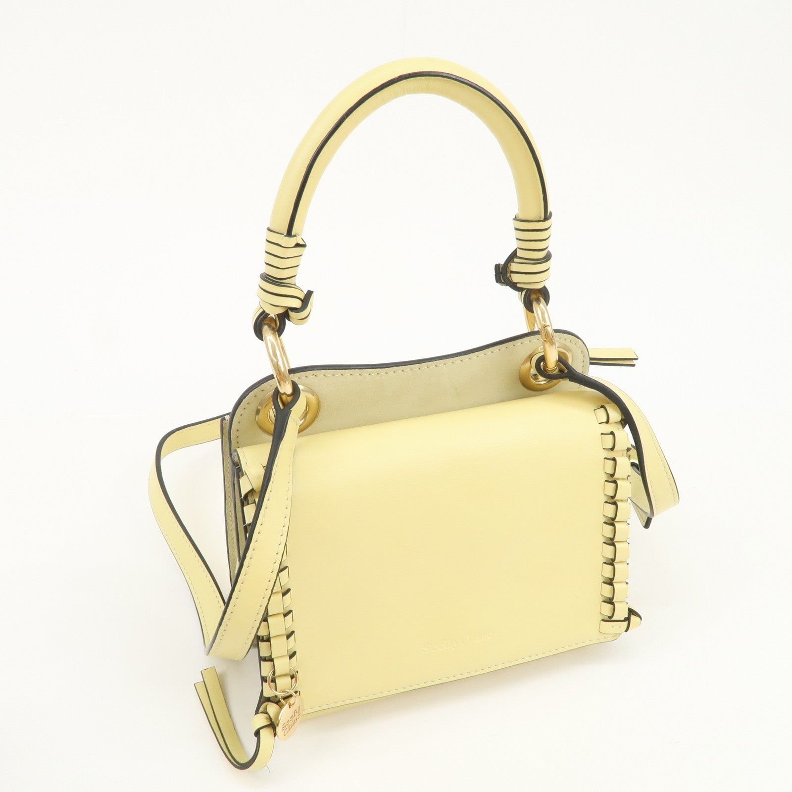 Chloe See By Chloe Tilda Leather 2WAY Bag Hand Bag 01-22-52-65