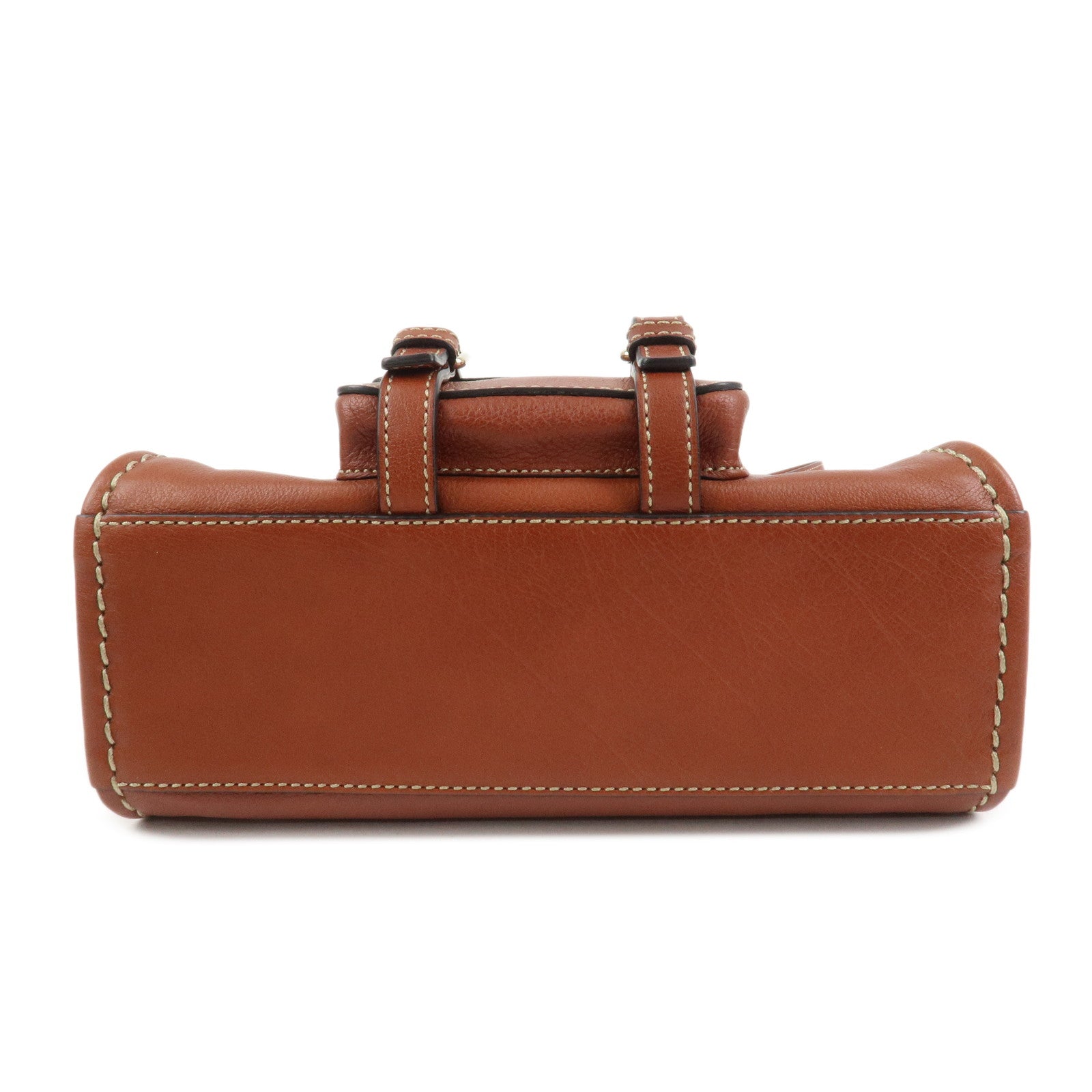 Chloe Edith Leather 2Way Bag Shoulder Bag Hand Bag Brown