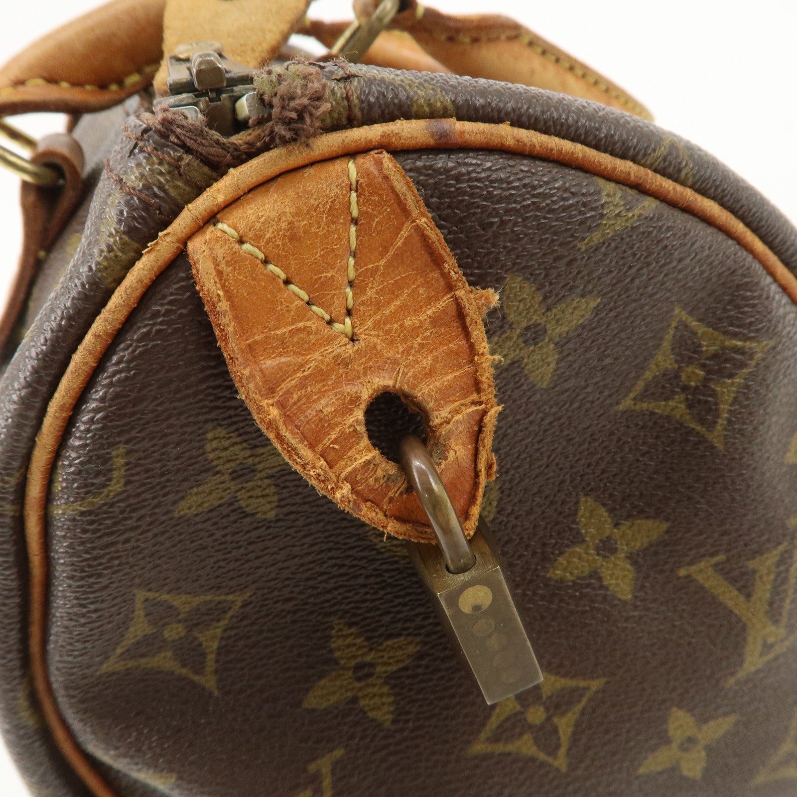 Louis Vuitton Monogram Speedy 30 Hand Bag Boston Bag M41526 Used