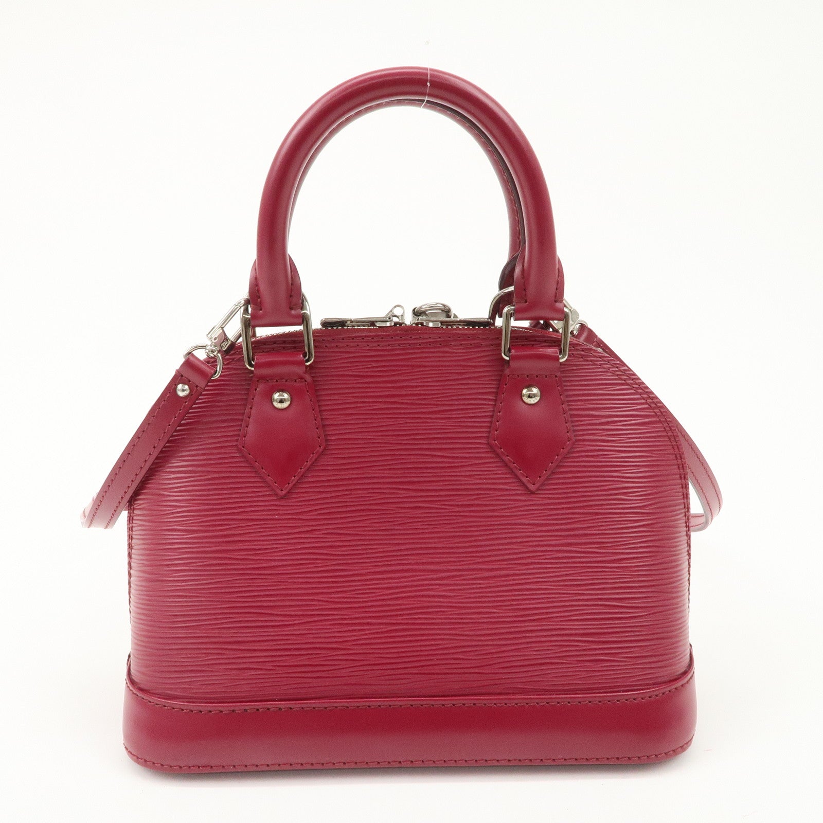Louis Vuitton Epi Alma BB Hand Bag Shoulder Bag Fuchsia M40851