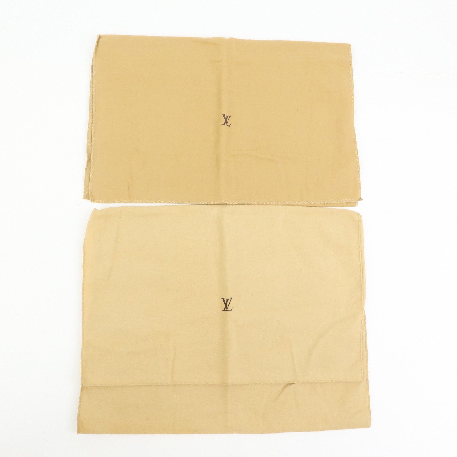 Louis Vuitton Set of 15 Dust Bag Storage Bag Flap Style Beige