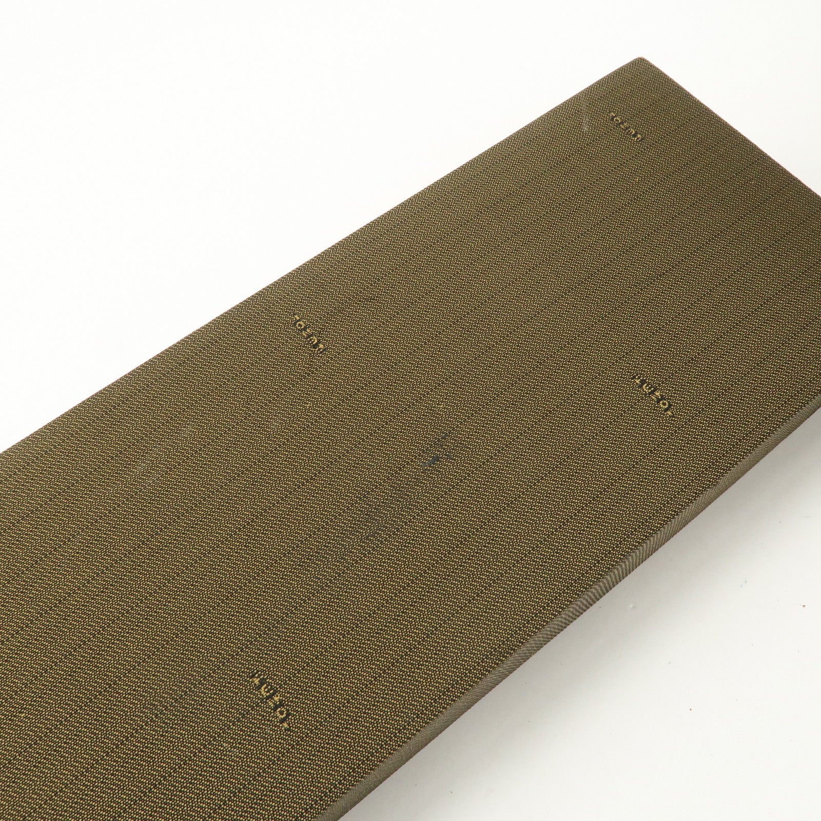 FENDI Zucca Canvas Leather Vanity Bag Makeup Box Brown Black