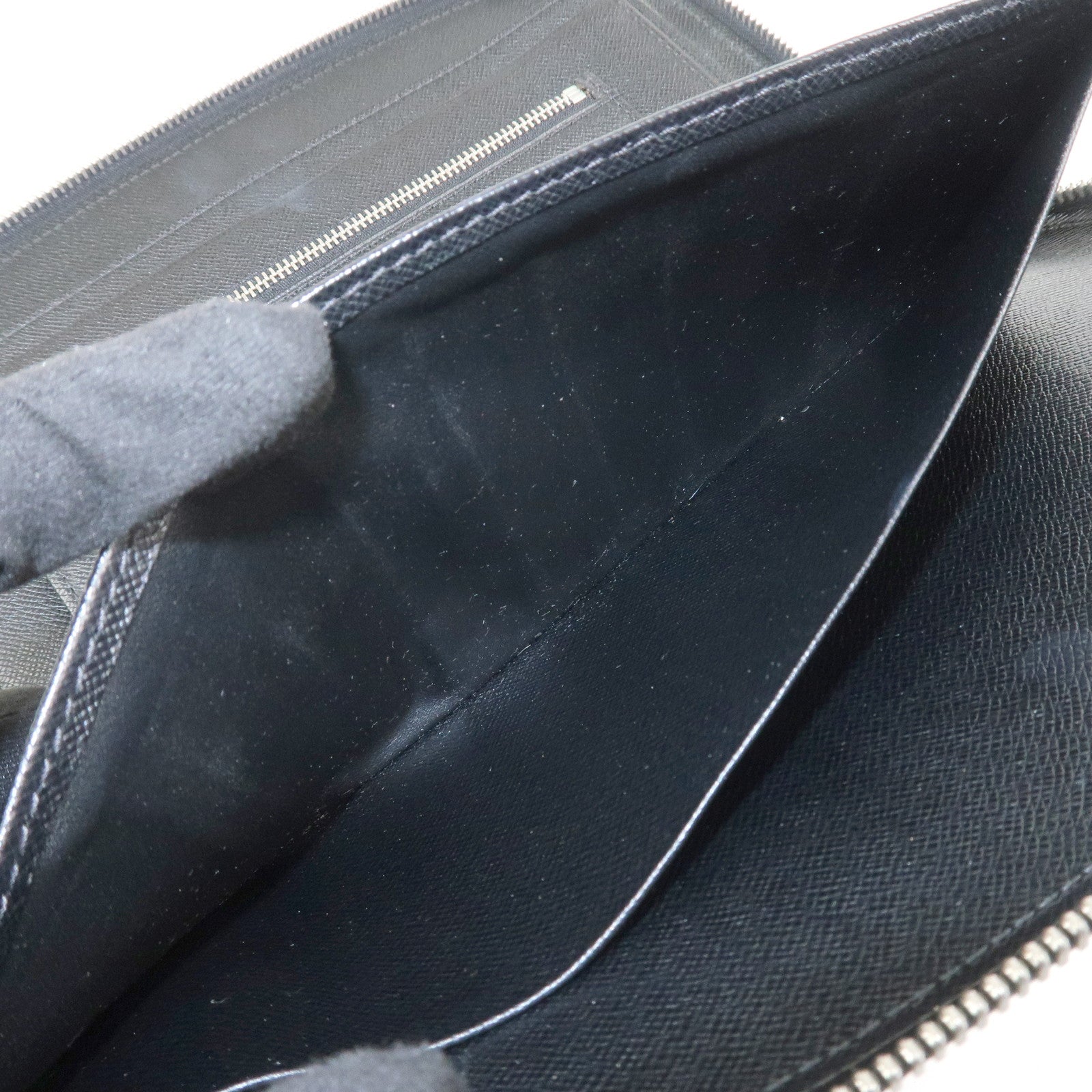 Louis Vuitton Taiga Organizer Atoll Long Wallet Ardoise M30652