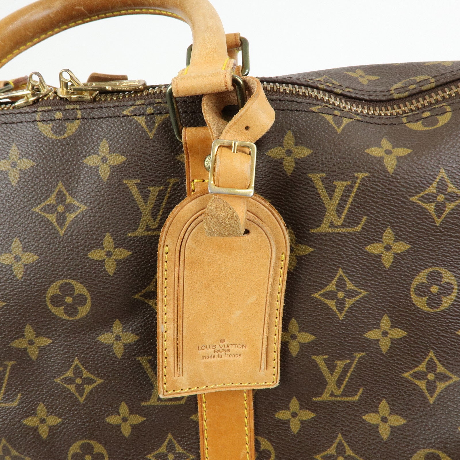 Louis Vuitton Monogram Keep All Bandouliere 50 Boston Bag M41416