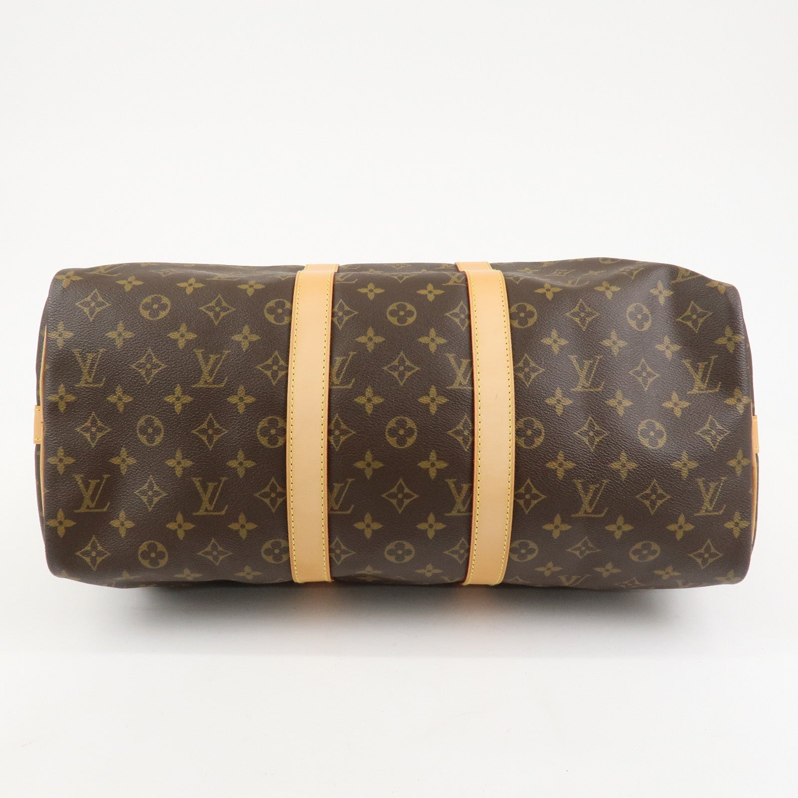 Louis Vuitton Monogram Keep All Bandouliere 45 Boston Bag M41418