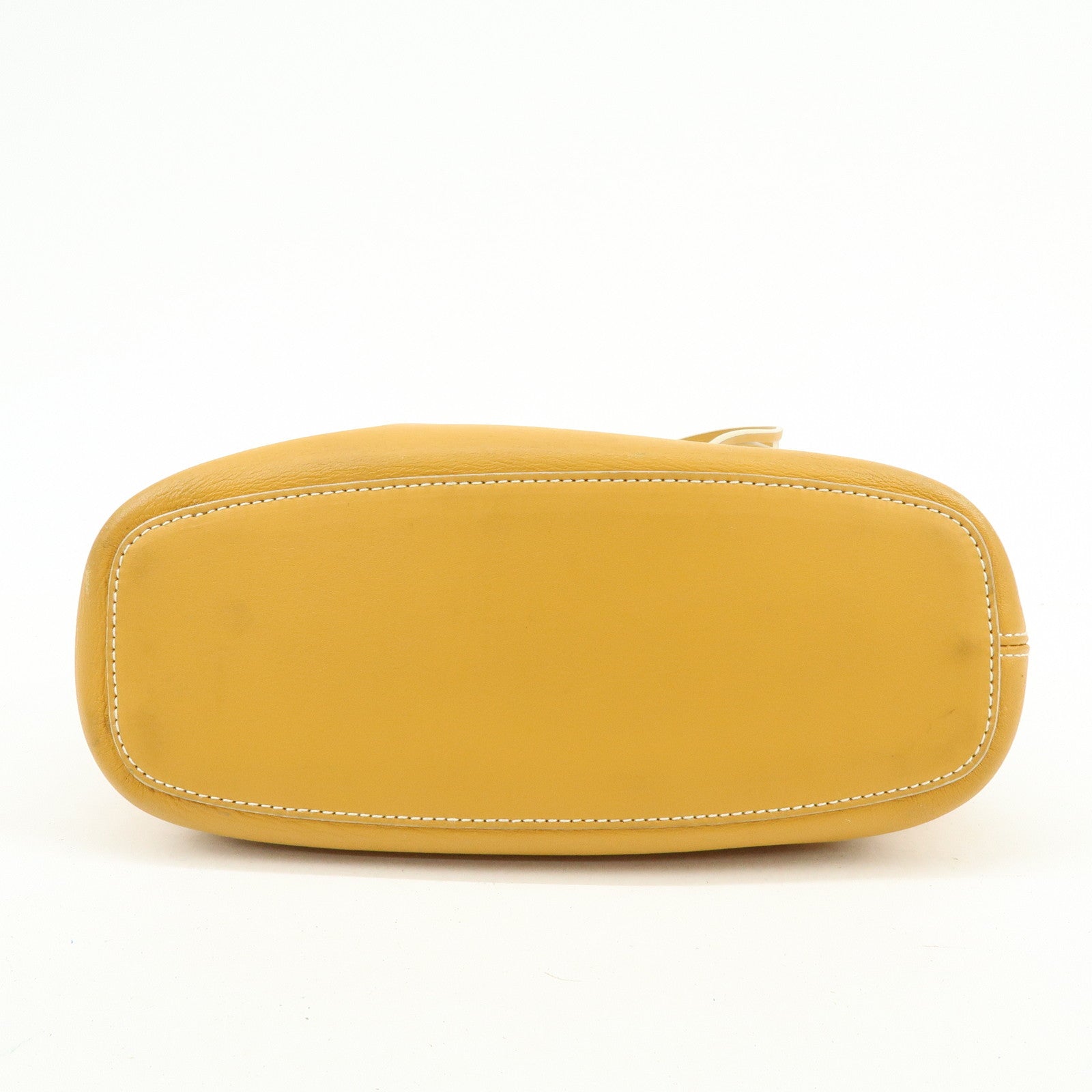 LOEWE Leather Shoulder Bag Hand Bag Light Brown