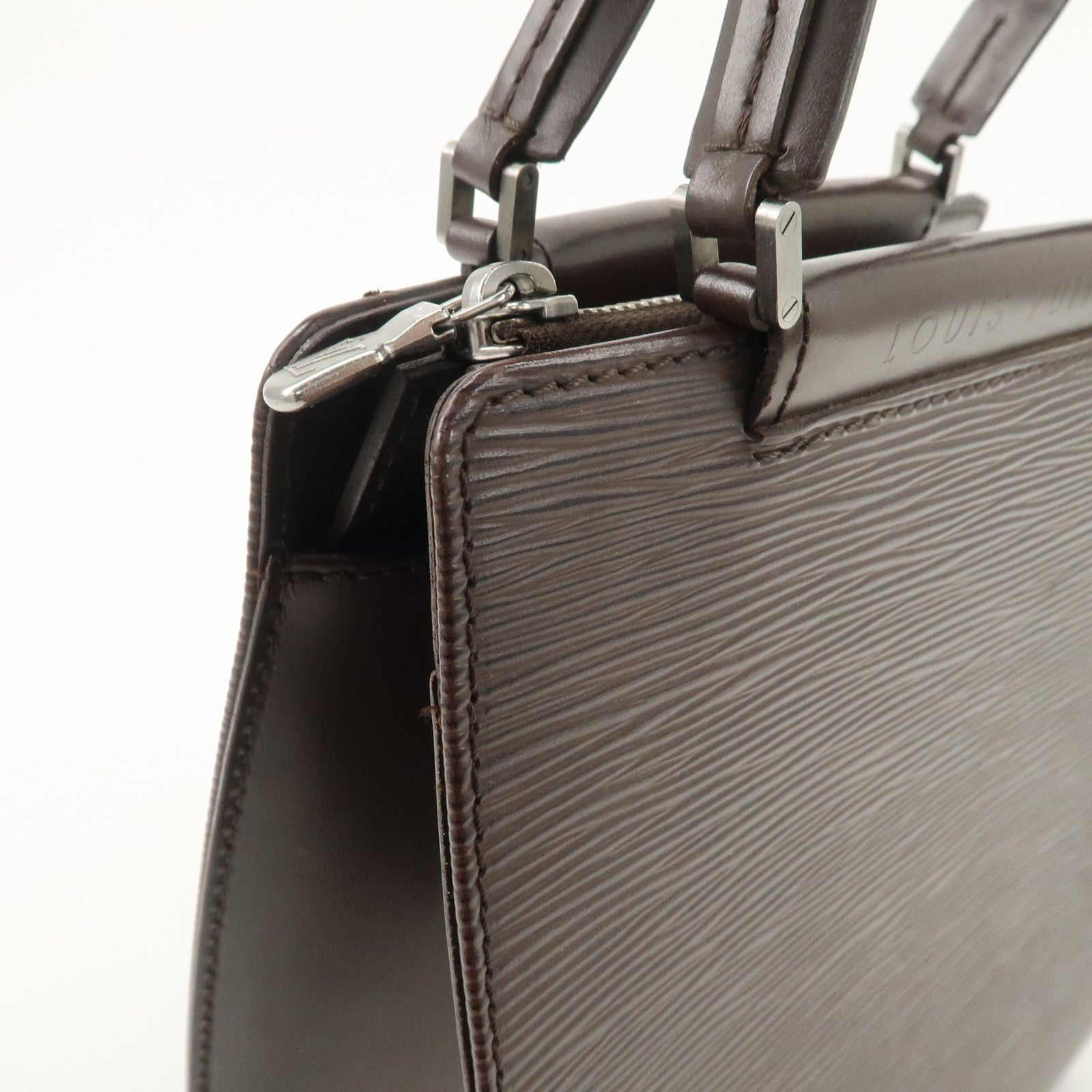 Louis Vuitton Epi Leather Figari PM Hand Bag Mocha M5201D