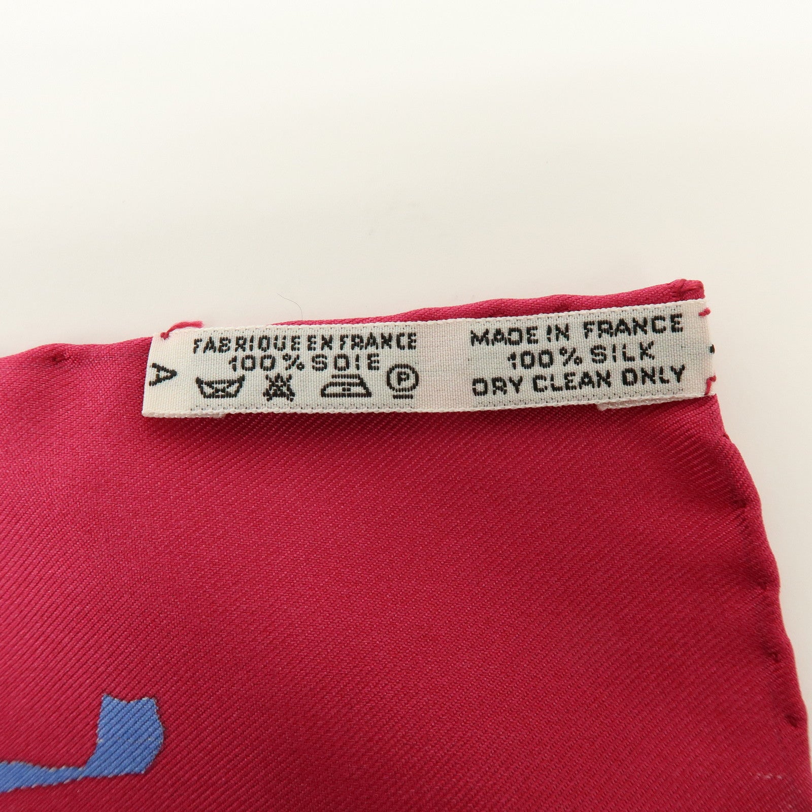 HERMES Carre 90 Silk 100% EN COURSE Scarf Purple