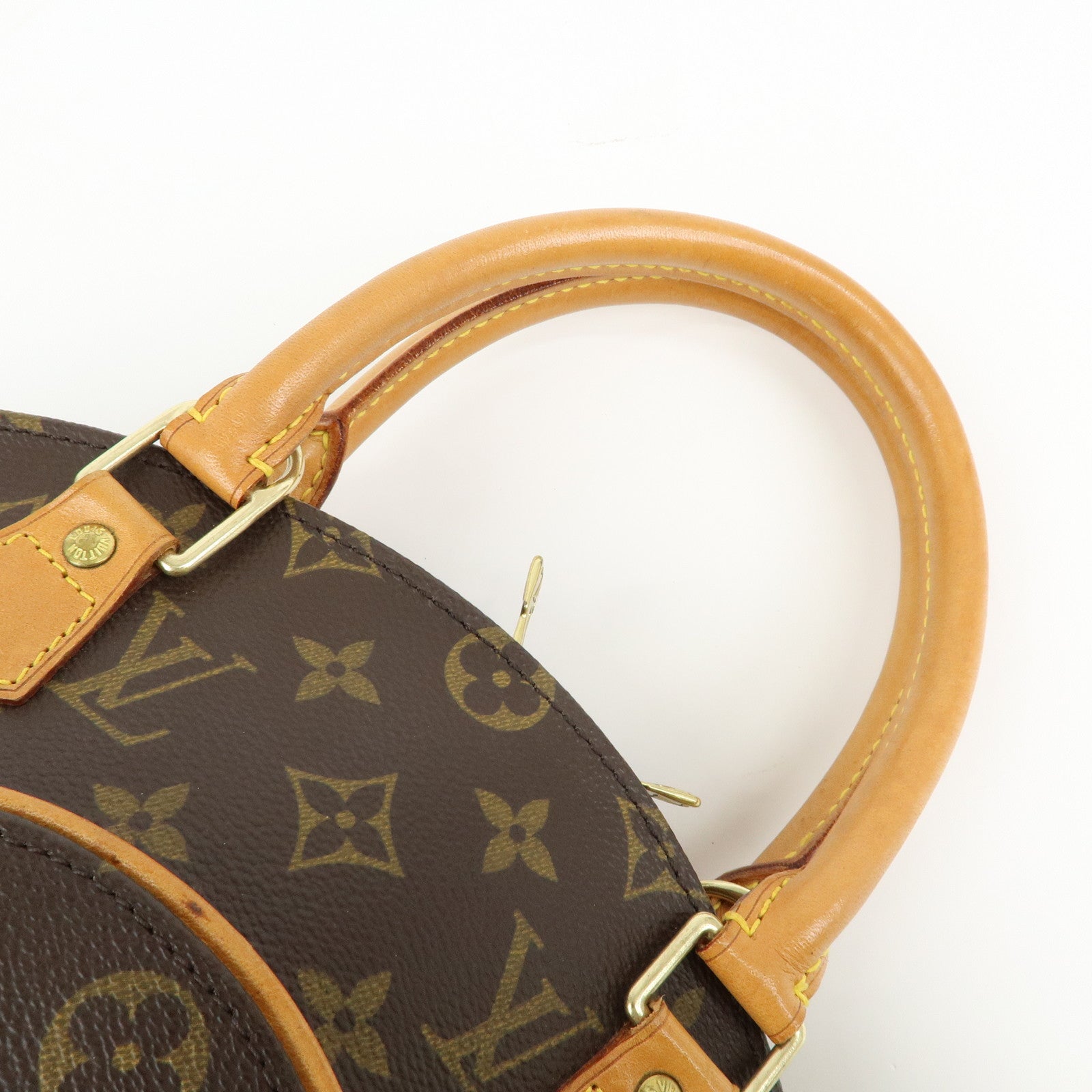 Louis Vuitton Monogram Ellipse PM Hand Bag Brown M51127