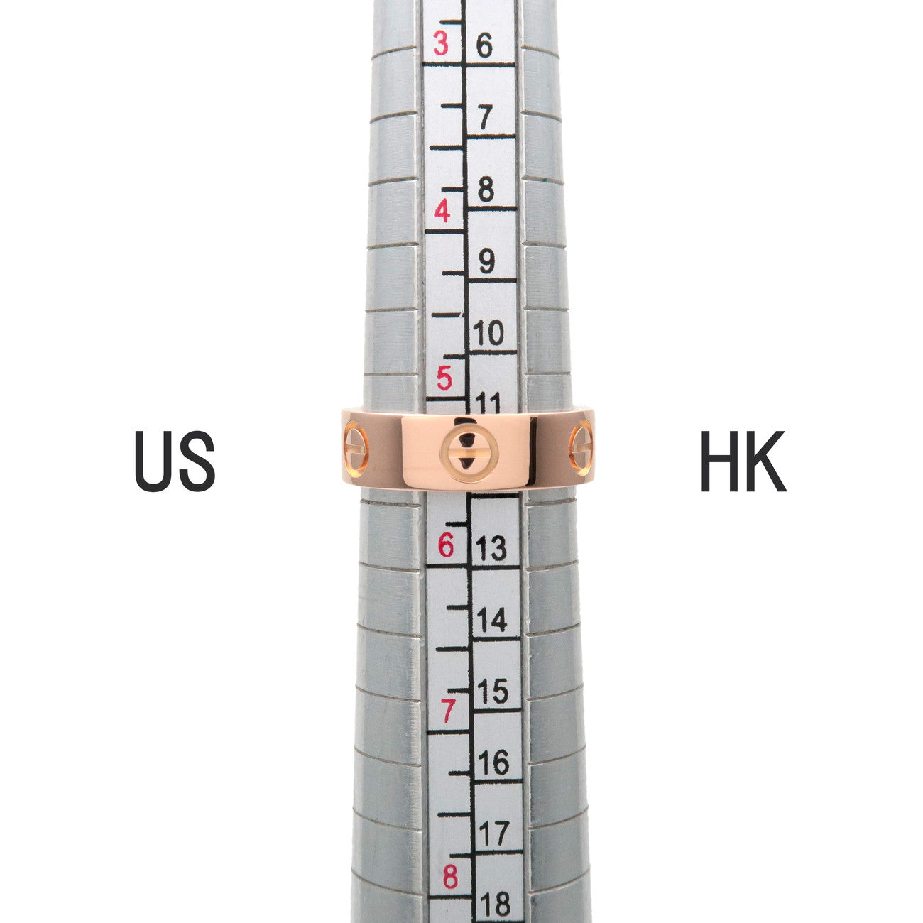 Cartier Love Ring K18 750PG #50 US5.25-5.5 EU50 HK11.5