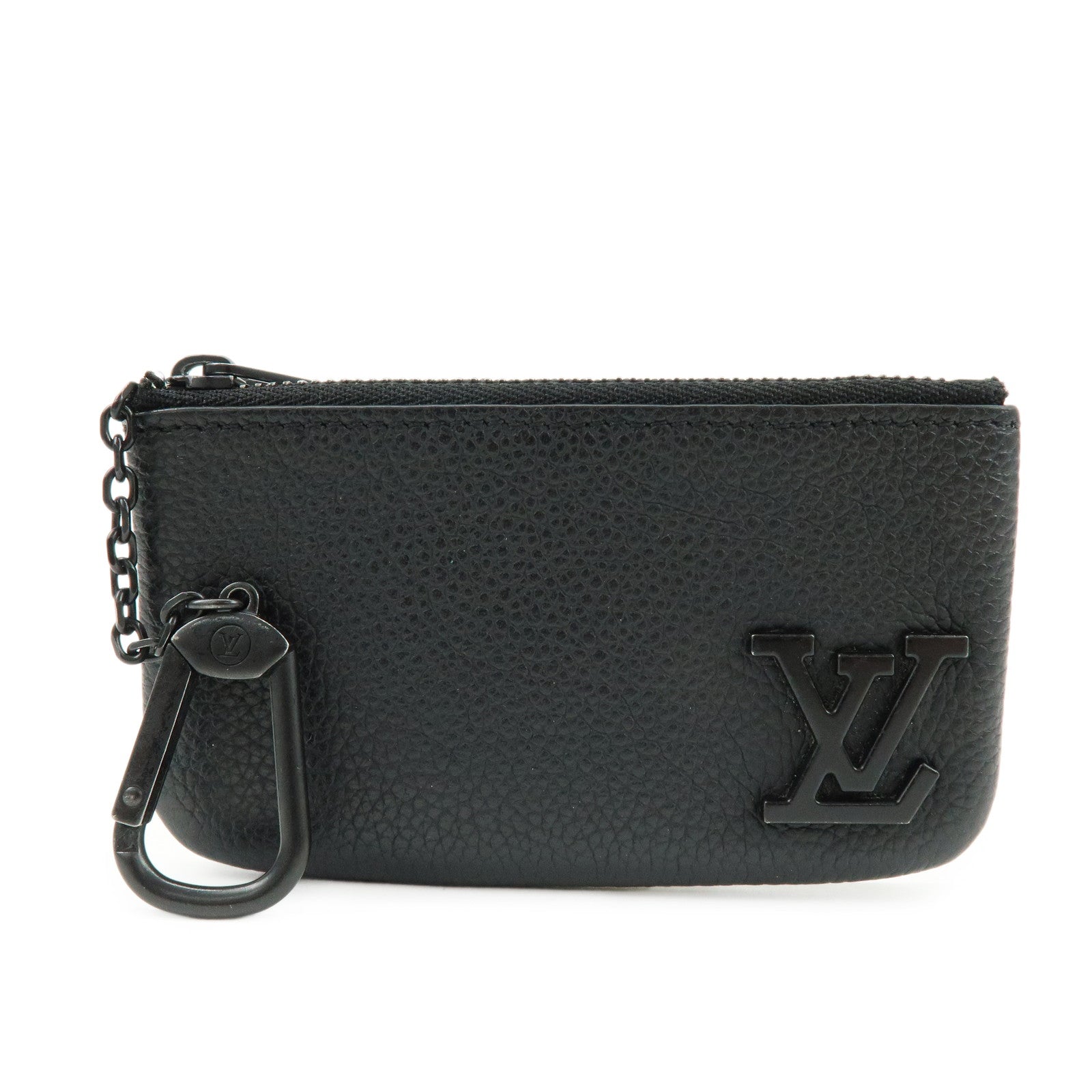 Louis Vuitton Aerogram Pochette Cles Coin Case Noir Black M81031