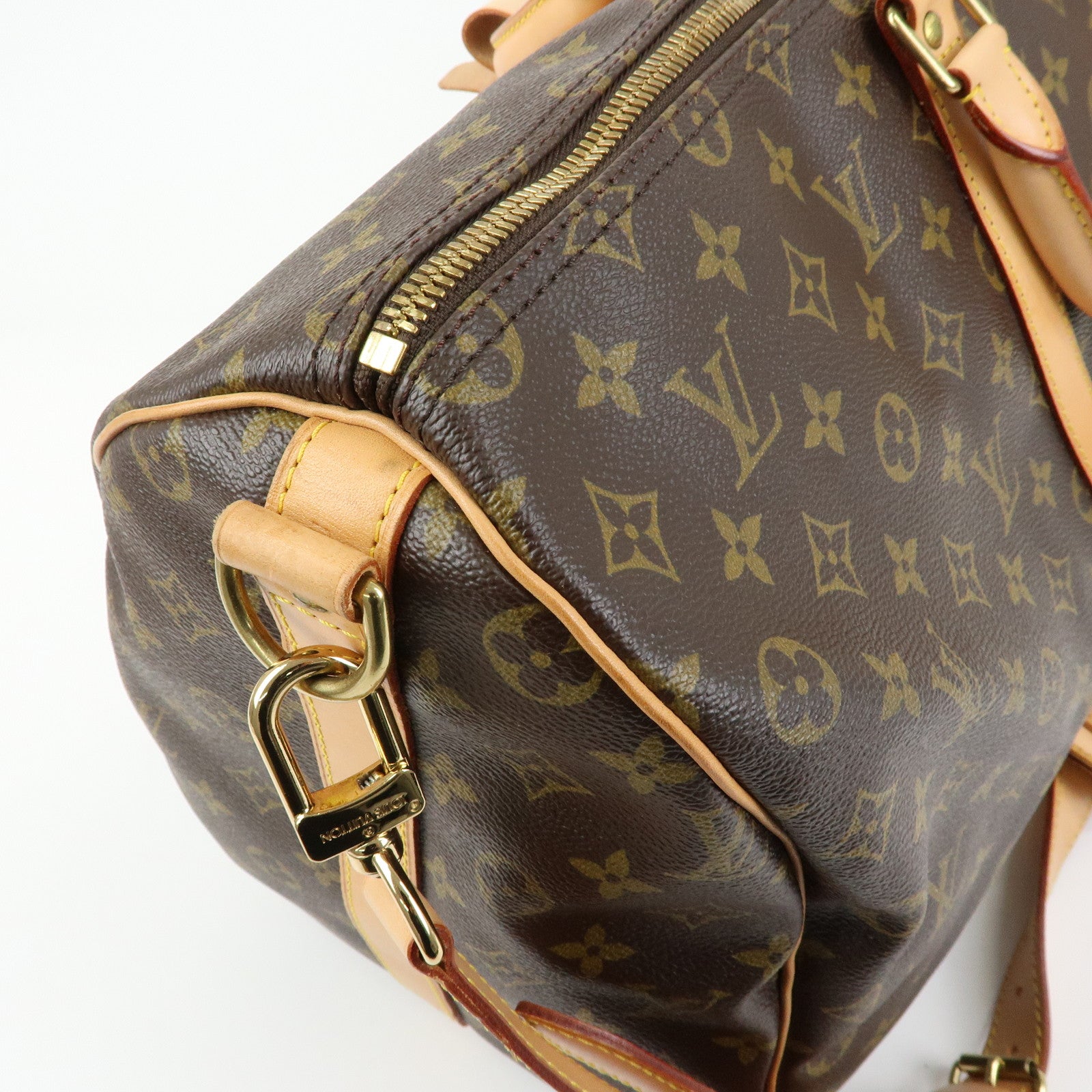 Louis Vuitton Monogram Keep All Bandouliere 50 Boston Bag M41416