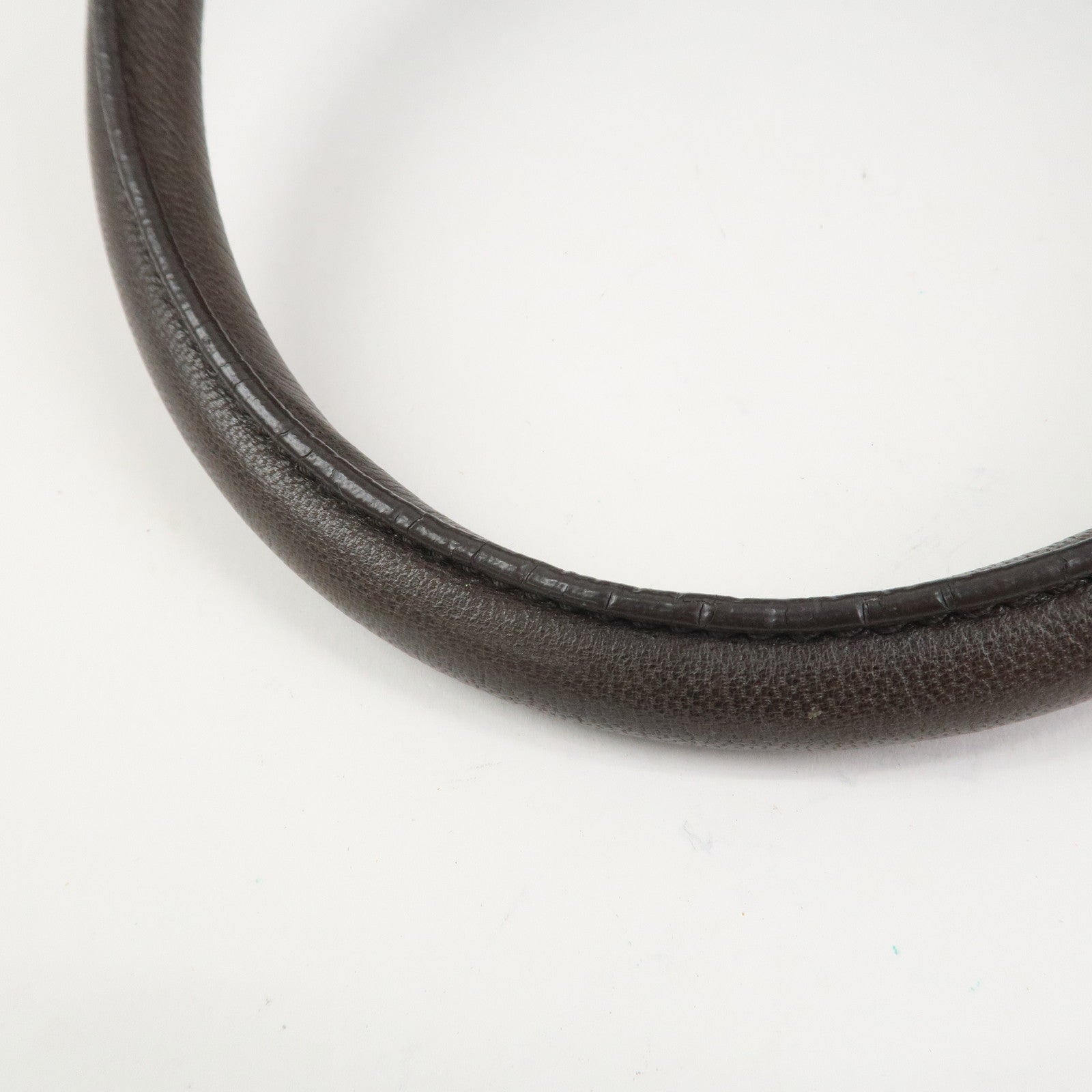 SAINT LAURENT PARIS Muse Leather Shoulder Bag Hand Bag Gray 168269