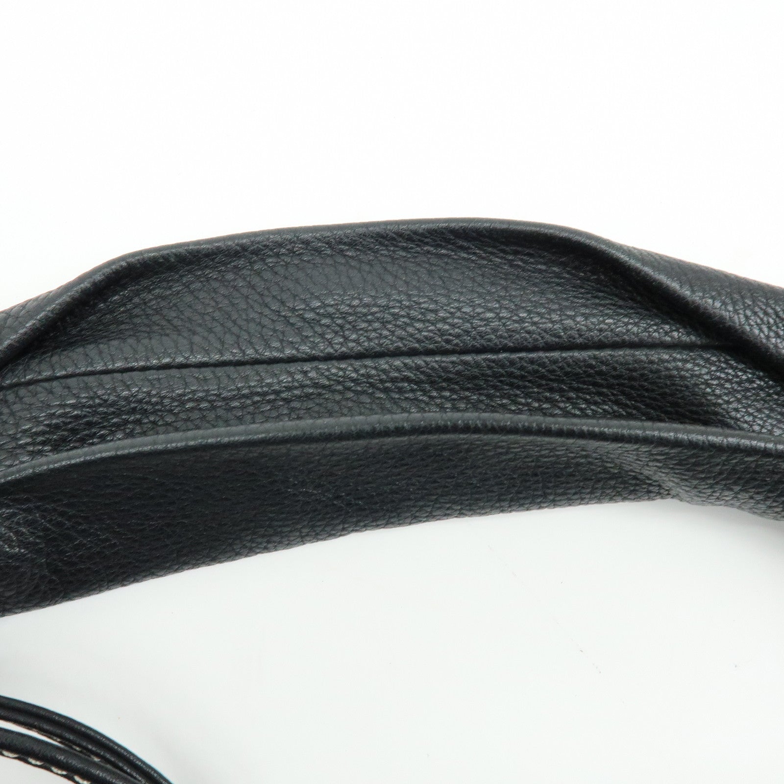 CELINE Leather Bittersweet Shoulder Bag Hand Bag Black