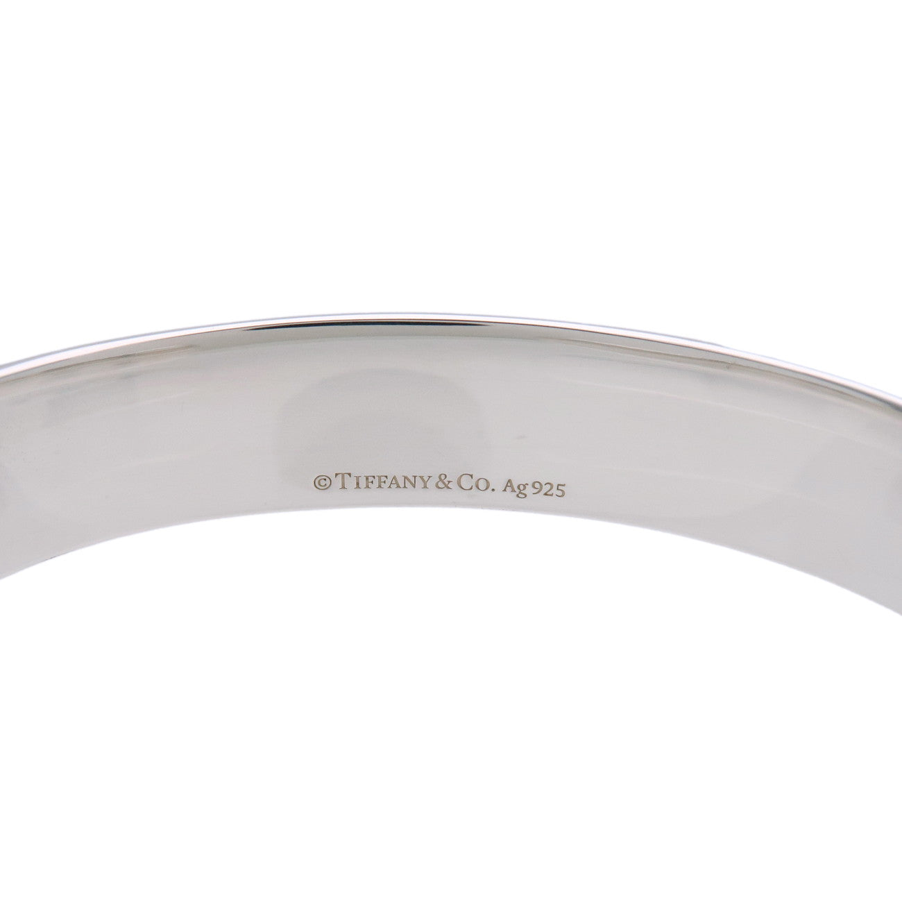Tiffany & Co Return to Tiffany 2P Diamond Narrow Bangle SV925
