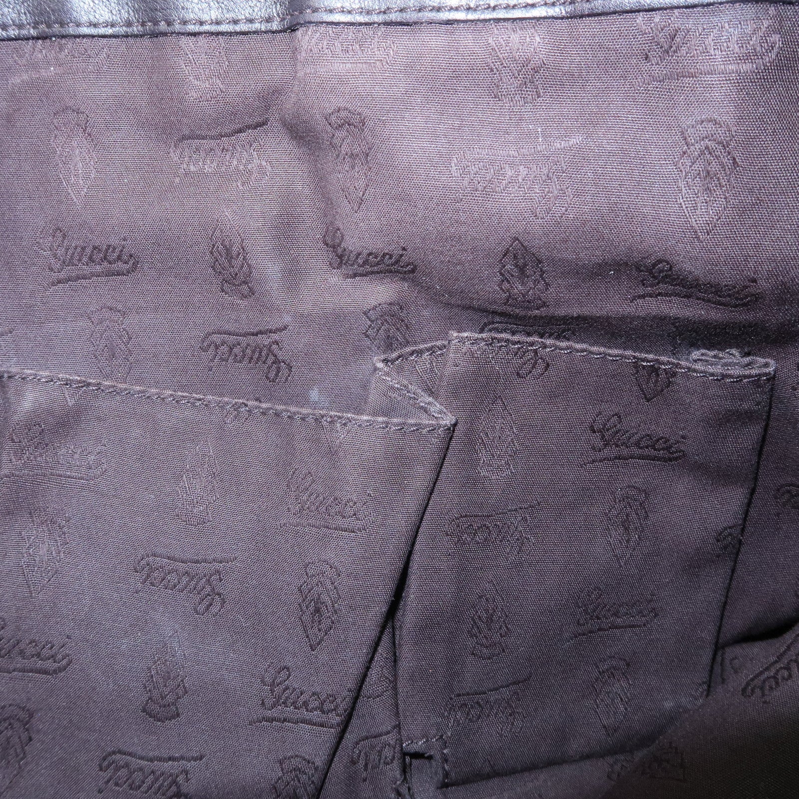 GUCCI Sukey Interlocking G Guccissima 2Way Shoulder Hand Bag 247902