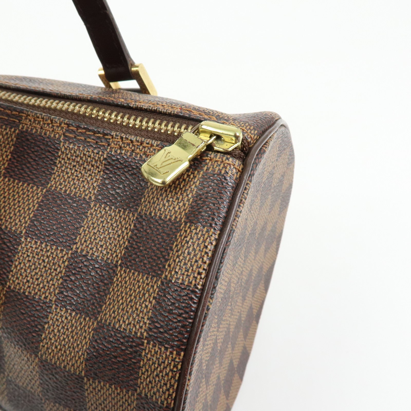 Louis Vuitton Damier Ebene Papillon 30 Hand Bag Brown N51303