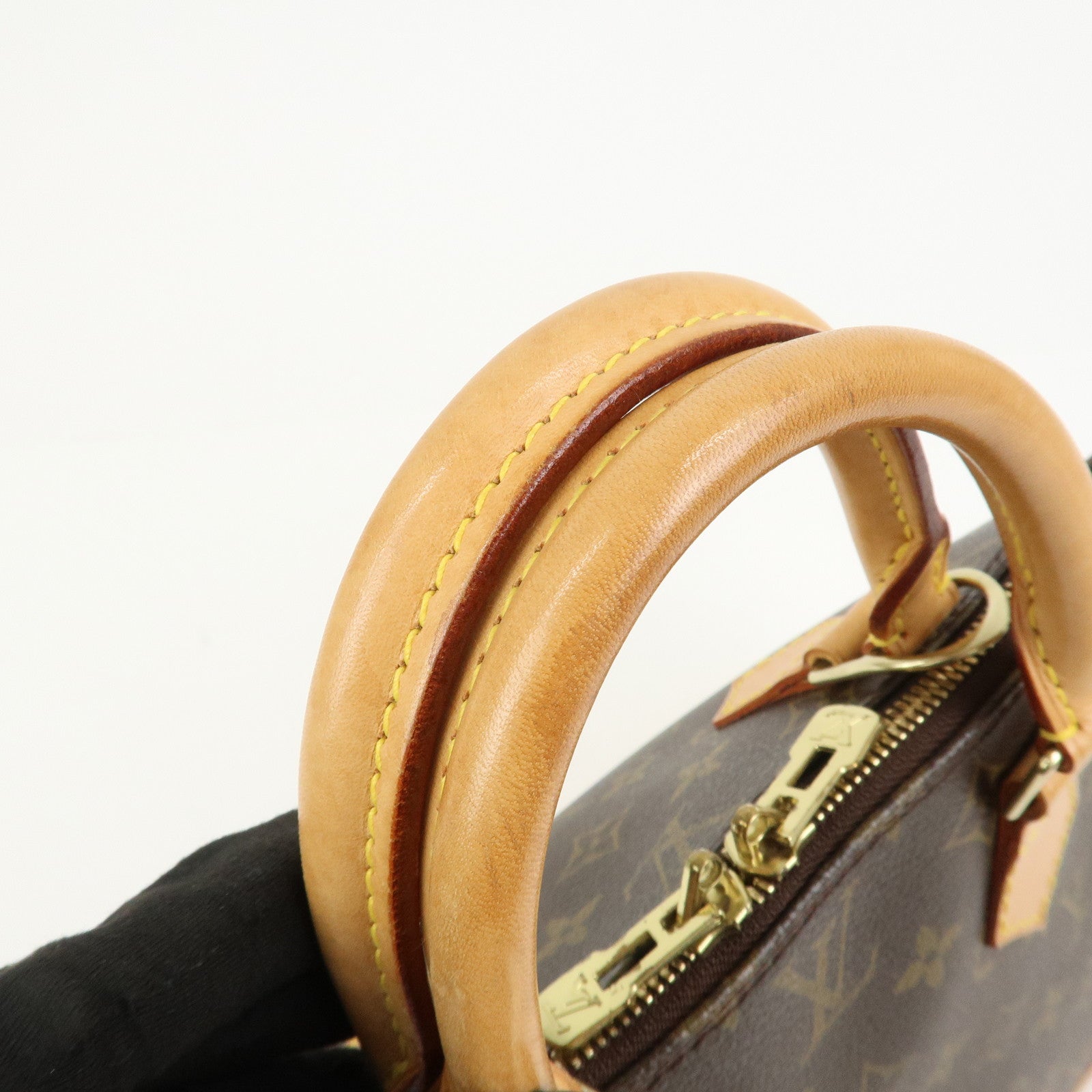 Louis Vuitton Monogram Canvas Alma Hand Bag Brown M51130