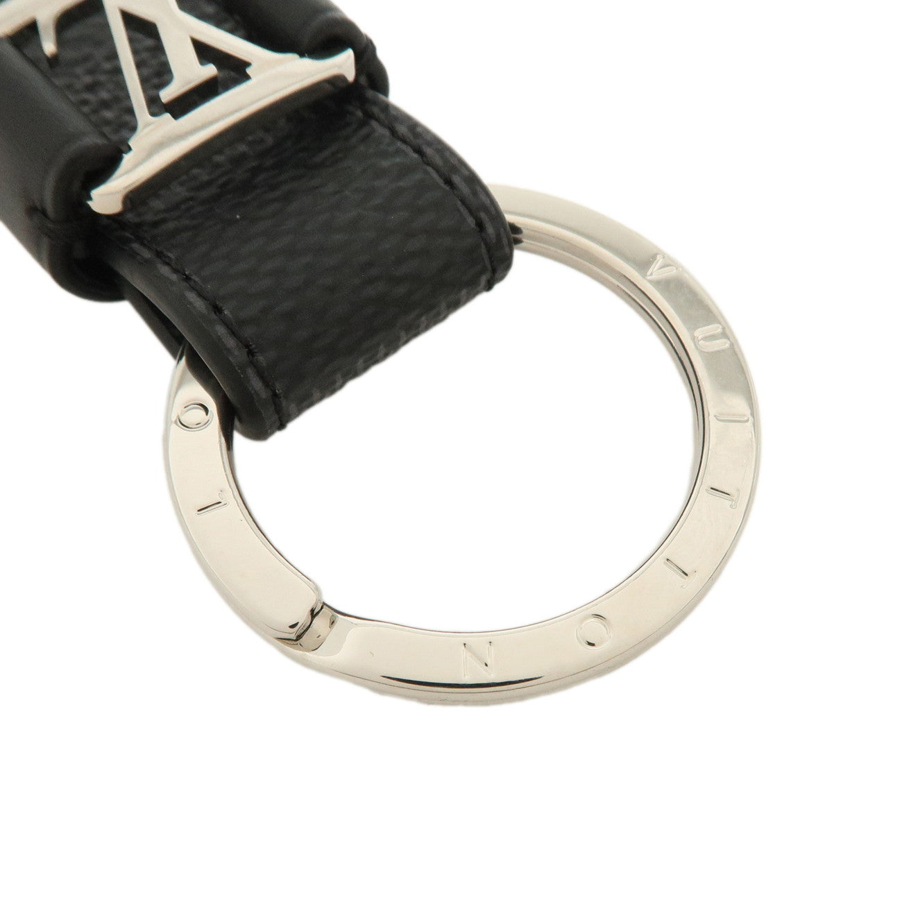 Louis Vuitton Damier Graphite Dragonne Key Chain Charm Grey M62706