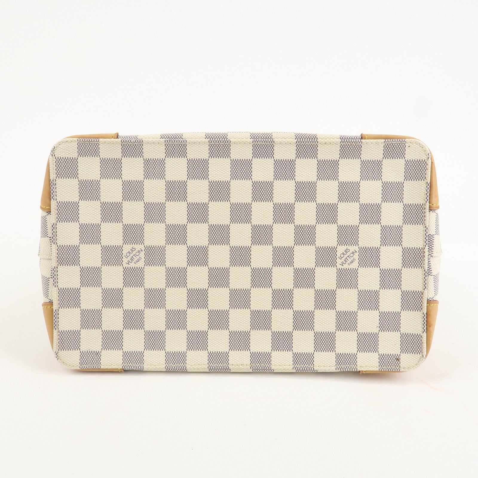 Louis Vuitton Damier Azur Hampstead PM Hand Bag Ivory N51207 Used