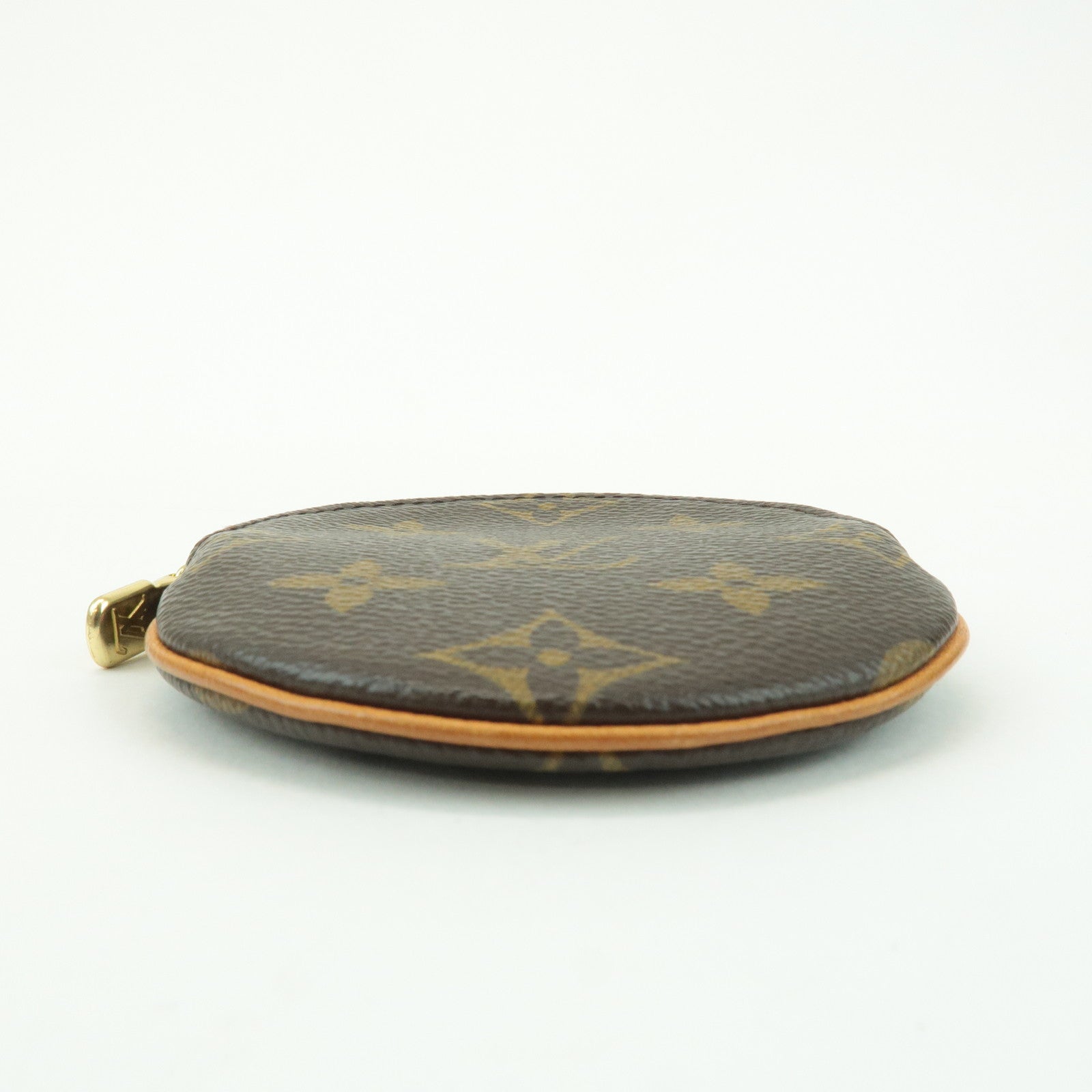 Louis Vuitton Monogram Porte Monnaie Rond Coin Case M61926 Used