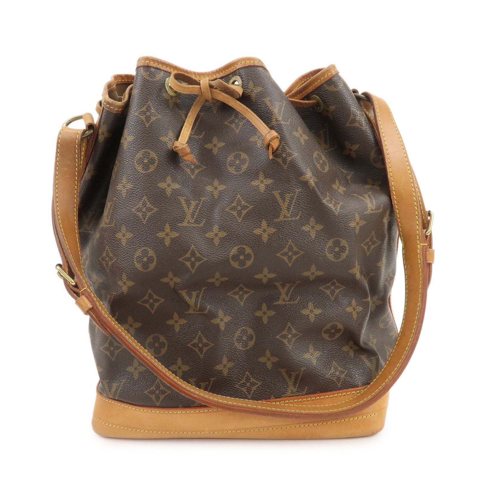 Louis Vuitton Monogram Noe Shoulder Bag Hand Bag Brown M42224